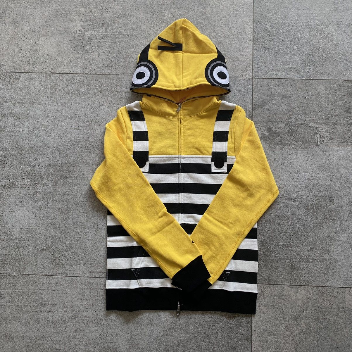Bape Bape x Despicable Me Minions Full Zip Hoodie Size XS / US 0-2 / IT 36-38 - 2 Thumbnail