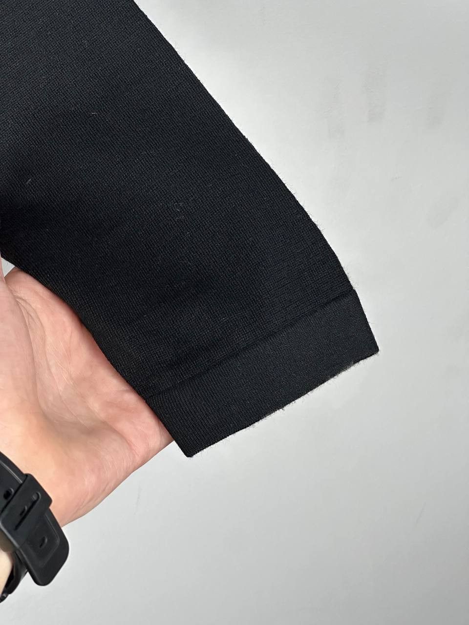 Massimo Dutti Massimo Dutti Luxury Black Quarter Zip Merino Wool Sweater Size US M / EU 48-50 / 2 - 7 Thumbnail
