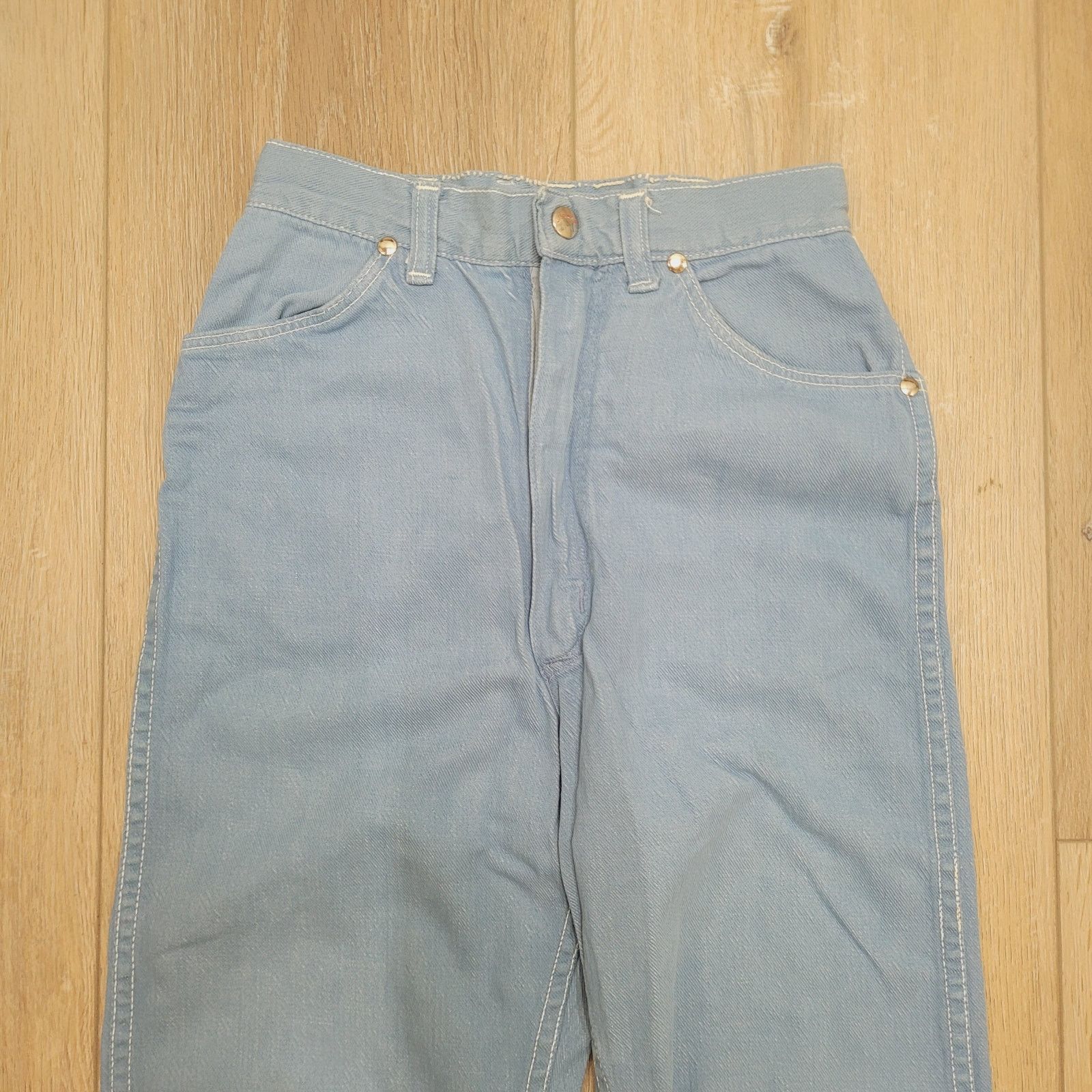 Wrangler Vintage 70s Wrangler Blue Bell Ankle Jeans Womens 25 (Sz 2) Size 26" / US 2 / IT 38 - 2 Thumbnail