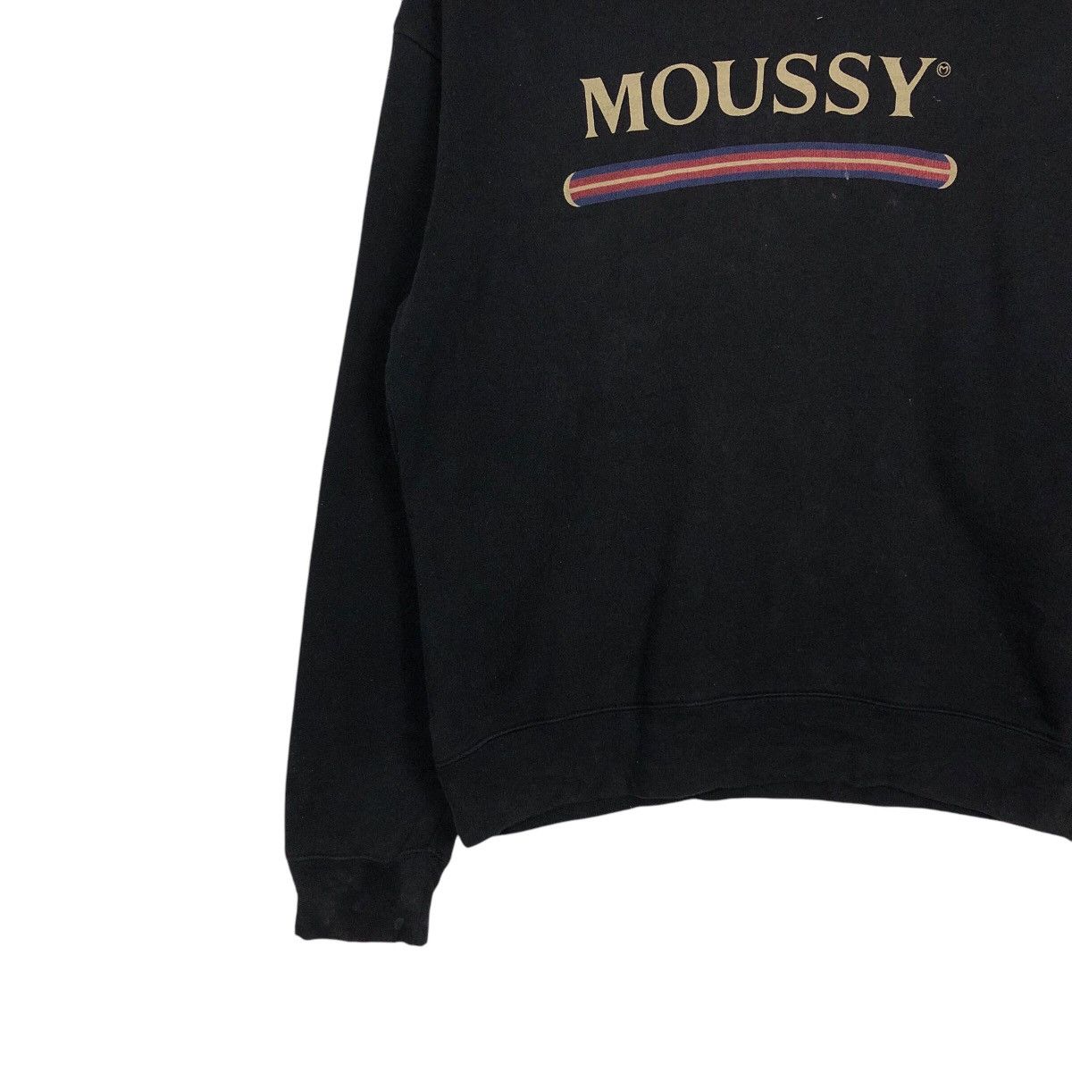 Japanese Brand × Vintage 📌Vintage Sweatshirt Moussy Big Logo Issey Miyake Size US M / EU 48-50 / 2 - 5 Thumbnail