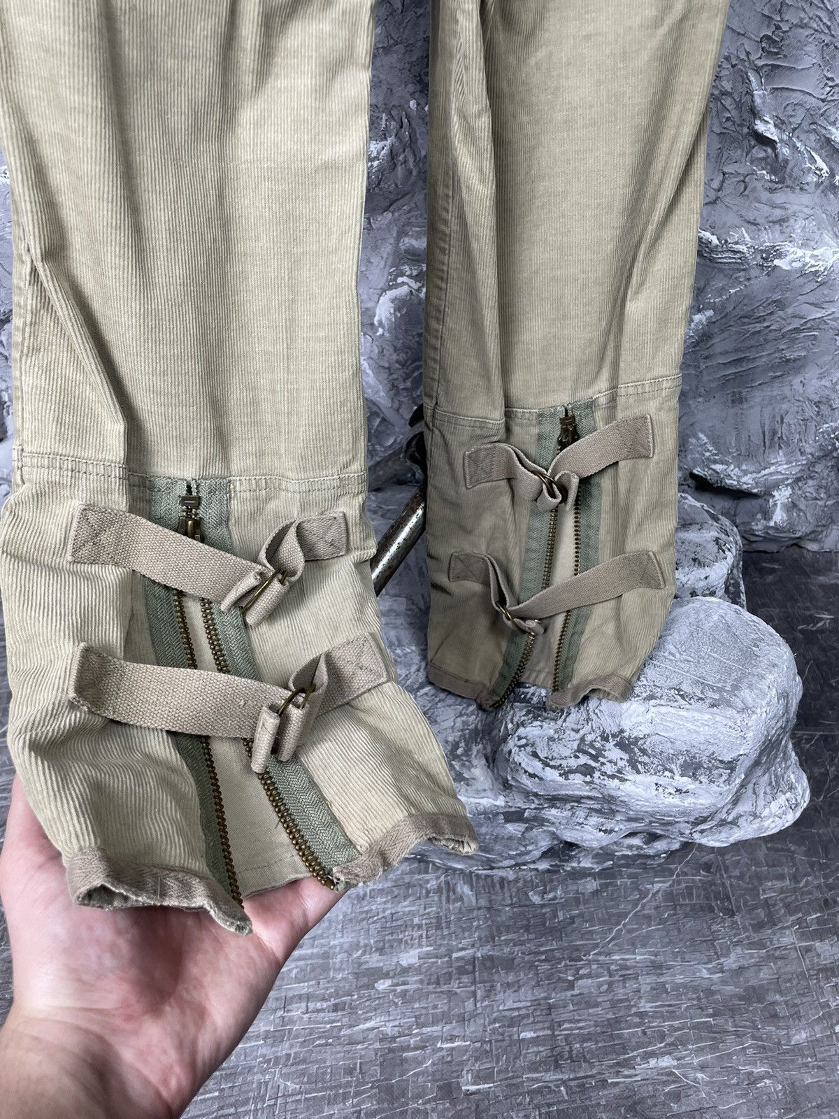 If Six Was Nine × Japanese Brand × Junya Watanabe Vintage Archive Zip Bandage Pants Punk Hysteric Style Size 28" / US 6 / IT 42 - 8 Thumbnail