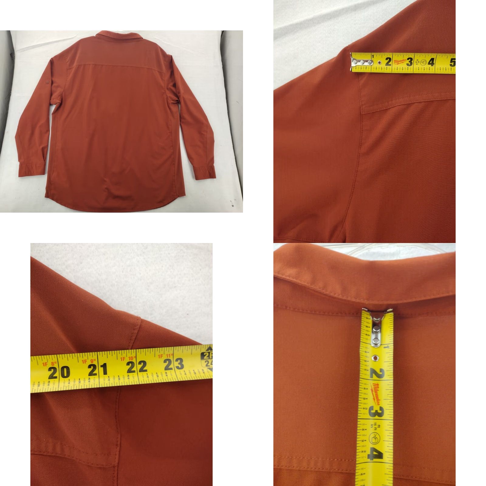 Vintage Columbia Shirt Mens Medium Red Button-Front Fishing Pockets Lightweight Polyester Size US M / EU 48-50 / 2 - 8 Thumbnail