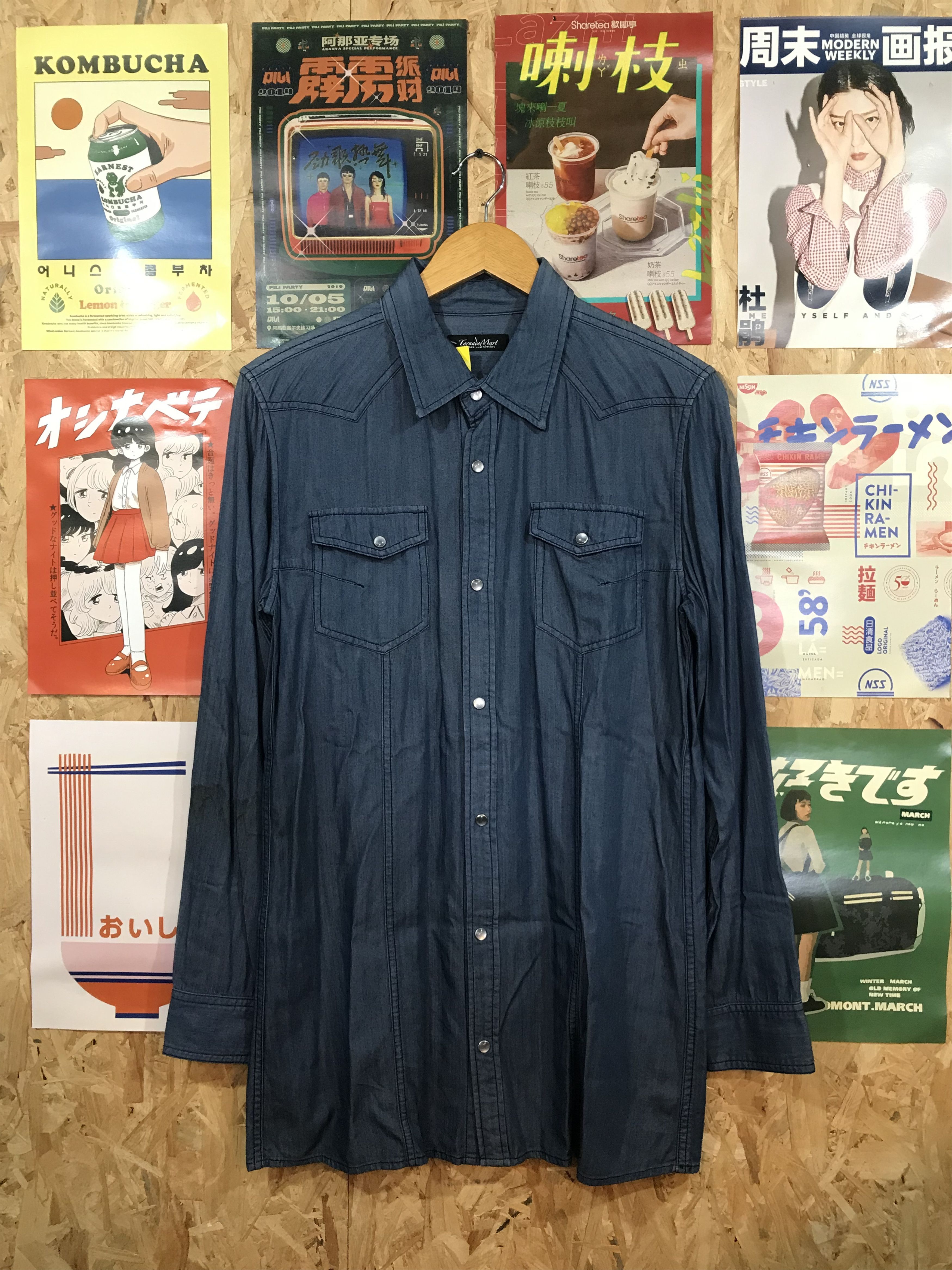 Tornado Mart Tornado Mart Button Up Shirt Size US S / EU 44-46 / 1 - 1 Thumbnail