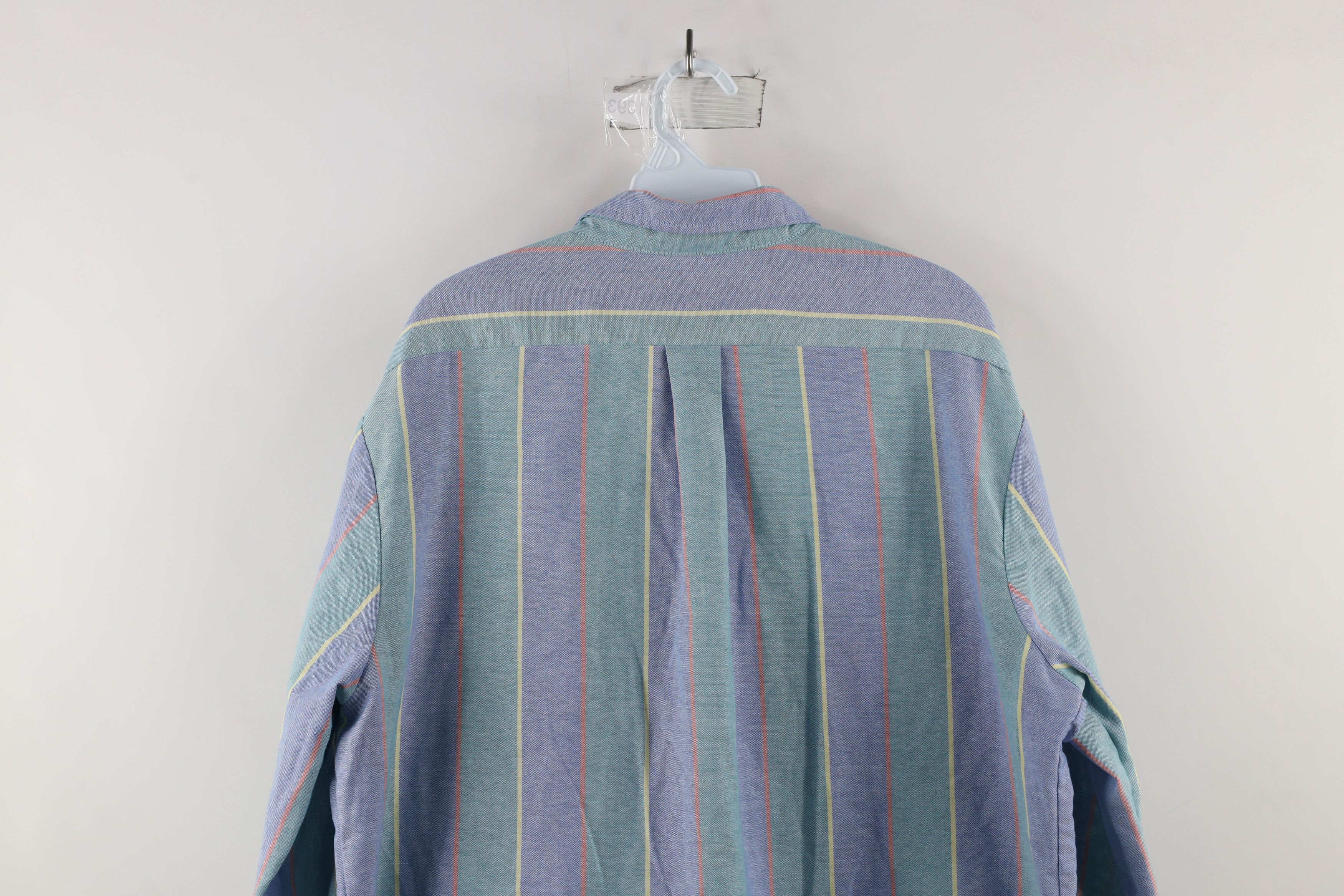Vintage Vintage 90s Streetwear Striped Collared Button Down Shirt Size US XL / EU 56 / 4 - 7 Thumbnail