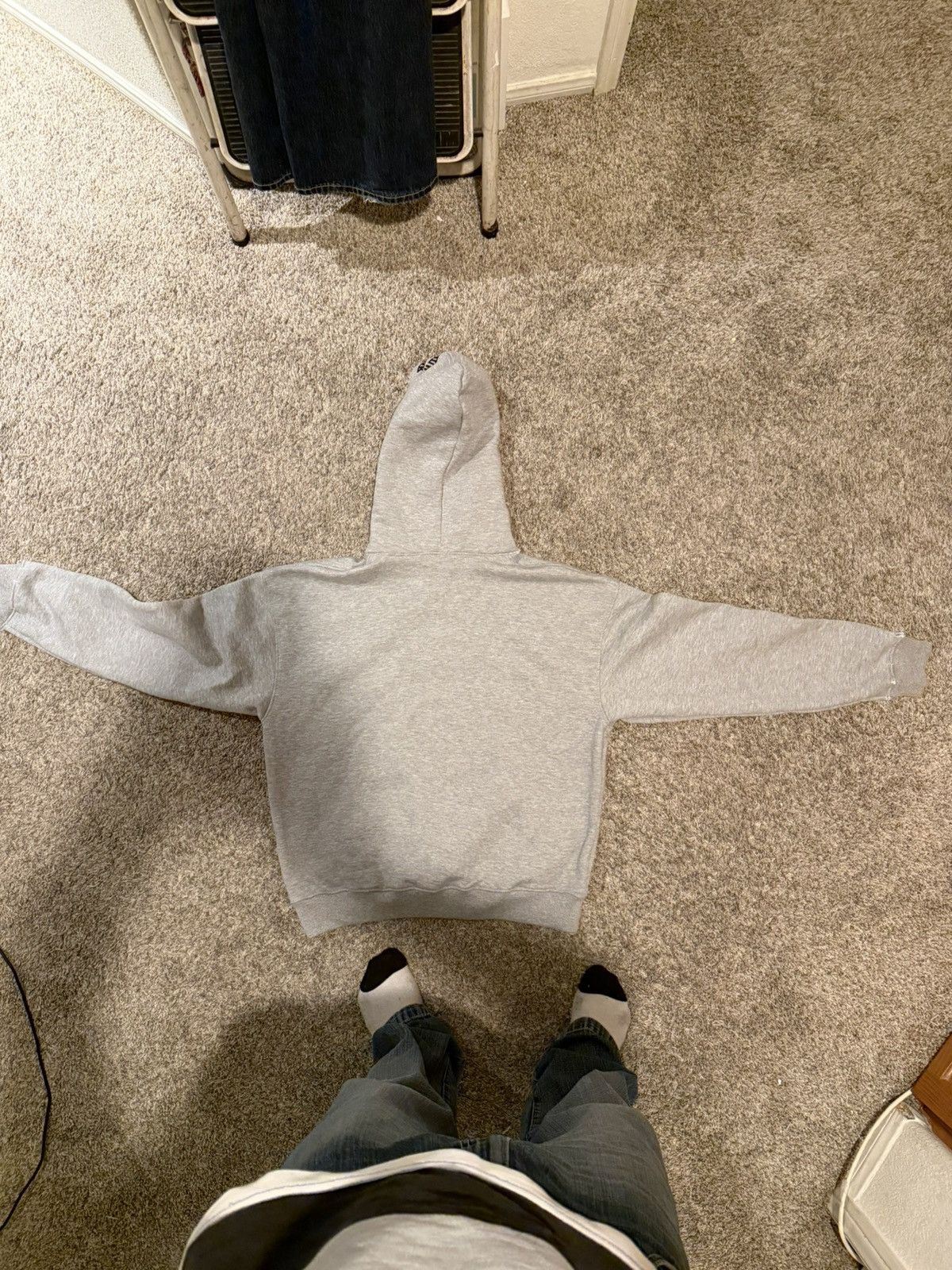 Other peace and war distressed atheltics hoodie Size US M / EU 48-50 / 2 - 4 Thumbnail
