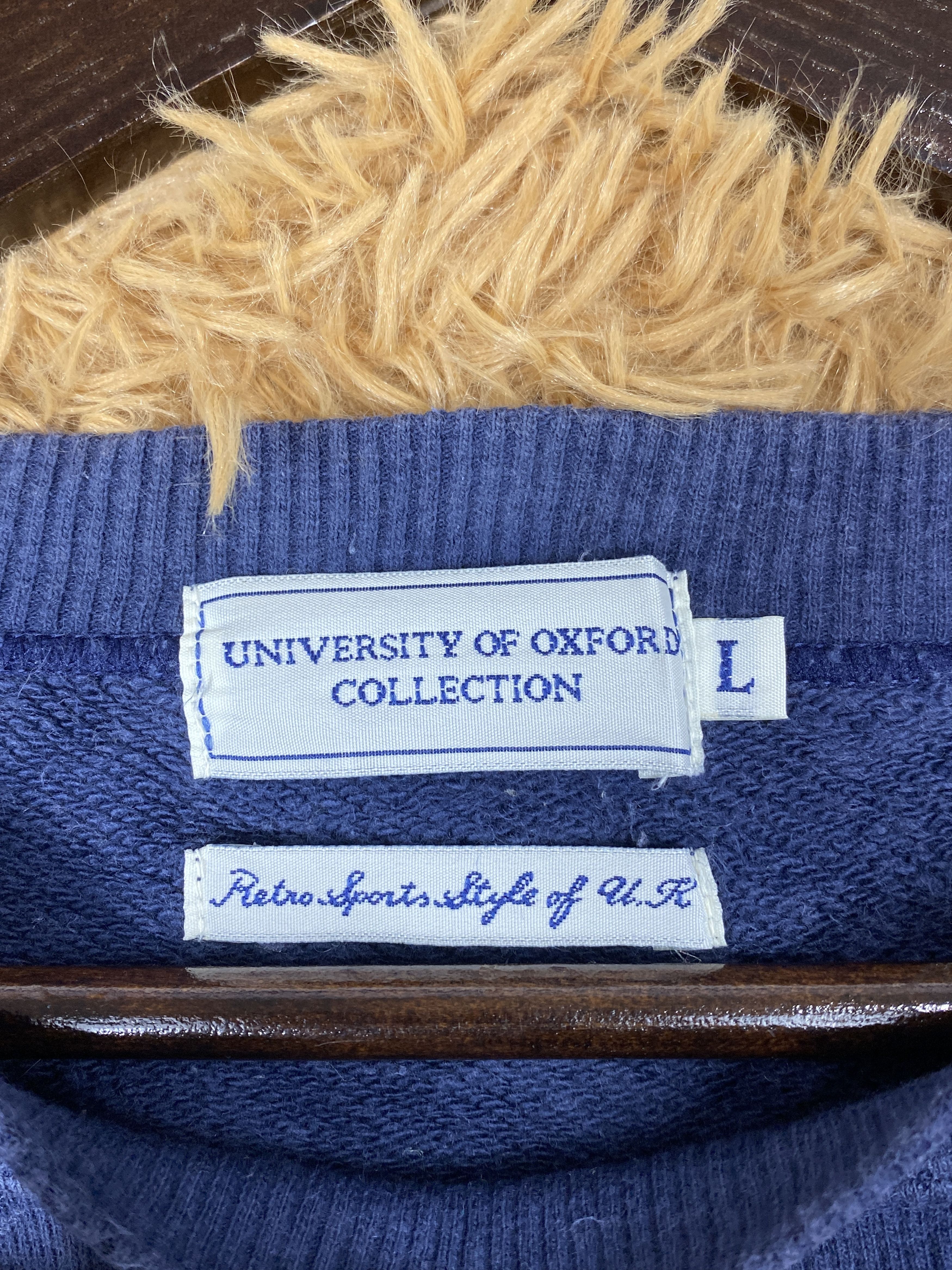 Oxxford Clothes Vintage University of Oxford Sweatshirts PS0376 Size US L / EU 52-54 / 3 - 7 Thumbnail