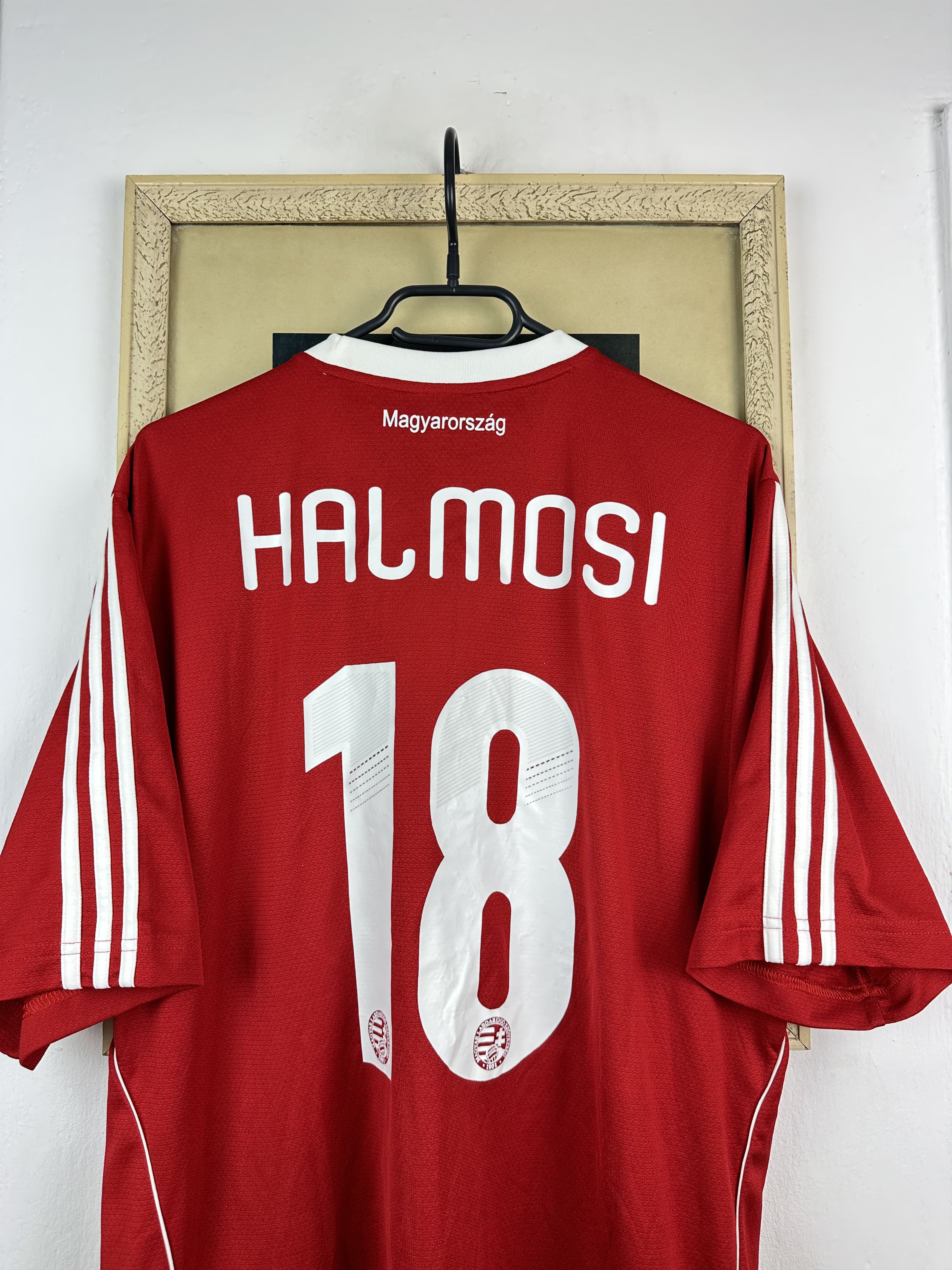 Adidas Hungary football shirt 2012 Soccer #18 Halmosi Adidas Jersey Size US XL / EU 56 / 4 - 2 Thumbnail