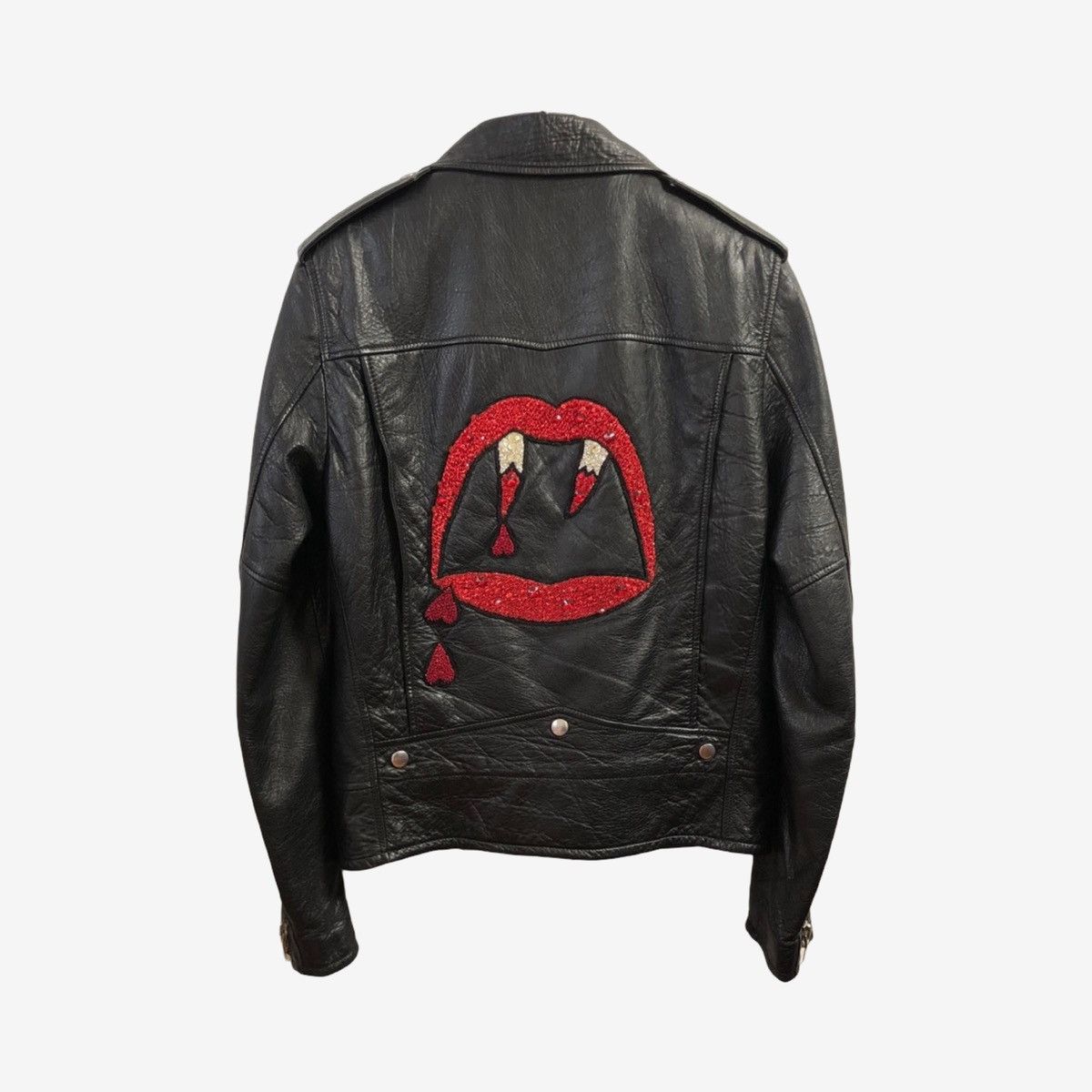 激レアSAINT LAURENT Blood Luster 46サイズ Saint Laurent Blood Luster Leather Jacket | Grailed