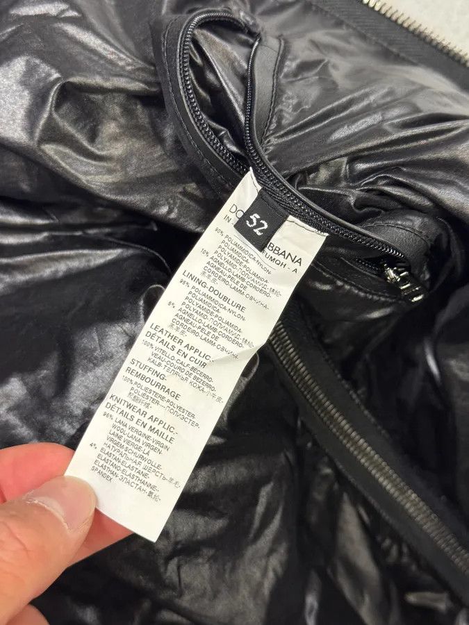 Dolce & Gabbana 2000s Dolce & Gabbana Black Quilted Nylon Jacket Size US M / EU 48-50 / 2 - 8 Thumbnail