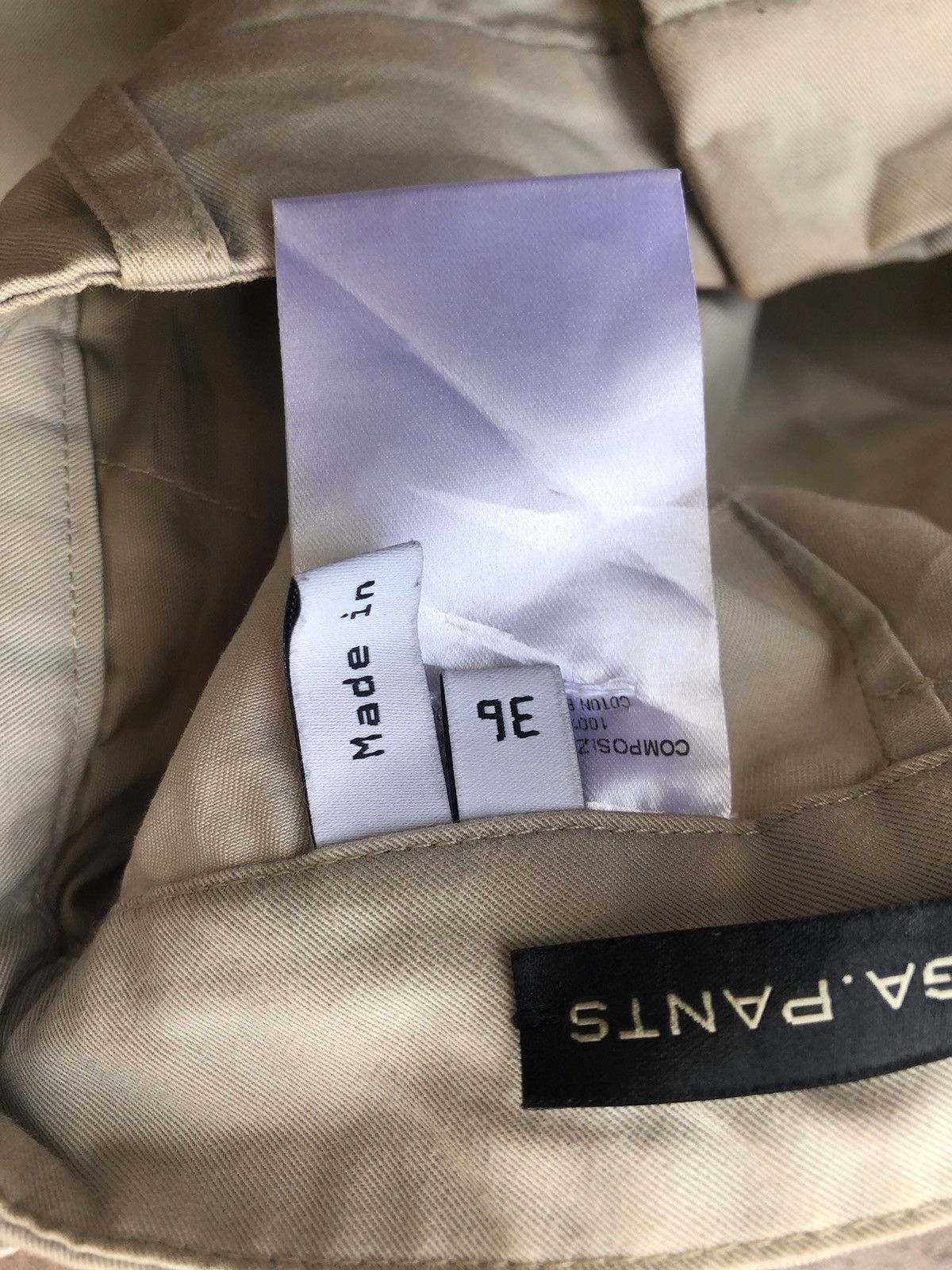 Balenciaga Balenciaga Cream beige pants Size US 26 / EU 42 - 9 Thumbnail