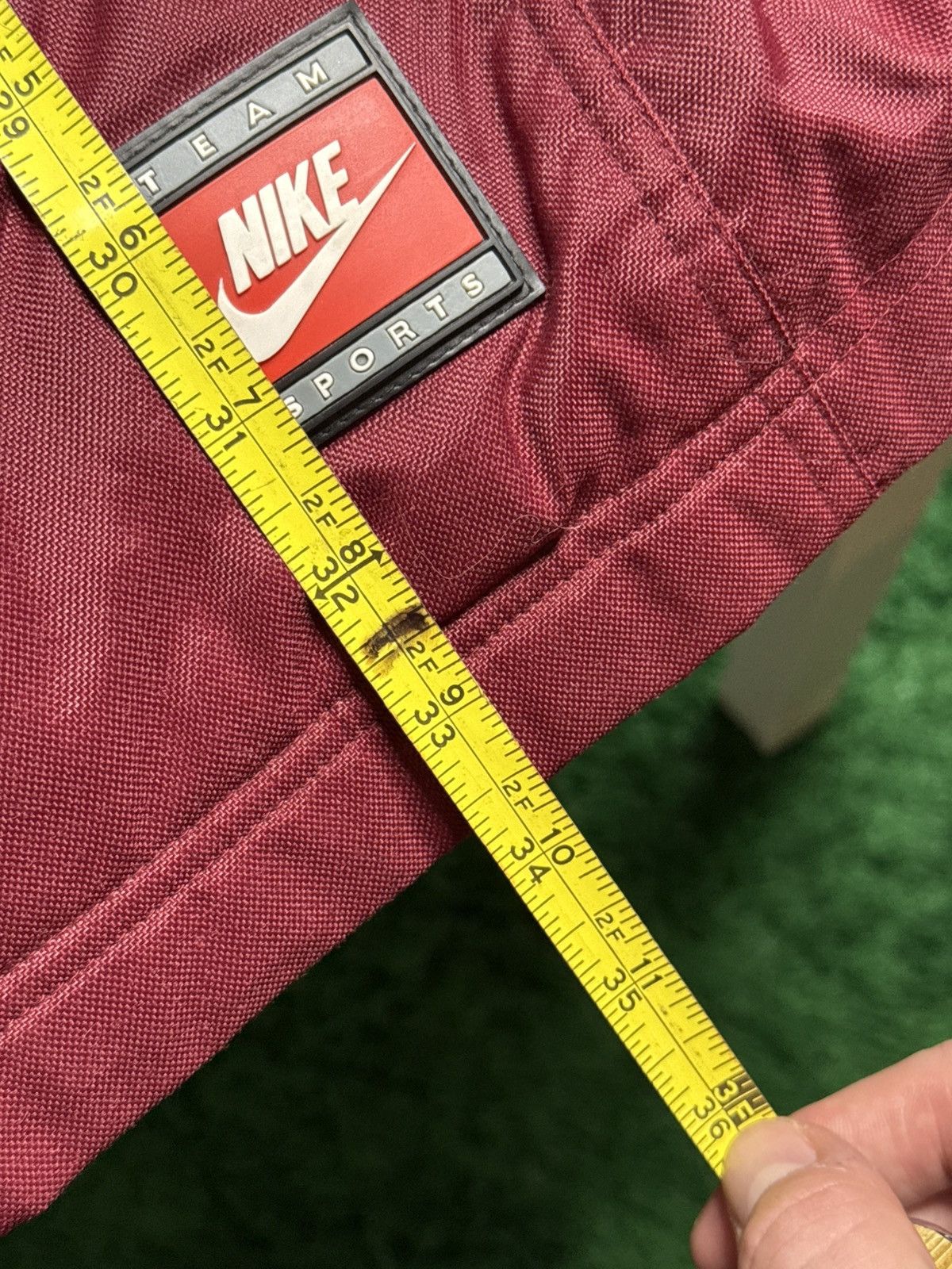 Nike VINTAGE Y2K Nike Heavy Stadium Jacket “Burgundy” [L] PREOWNE Size US L / EU 52-54 / 3 - 10 Thumbnail