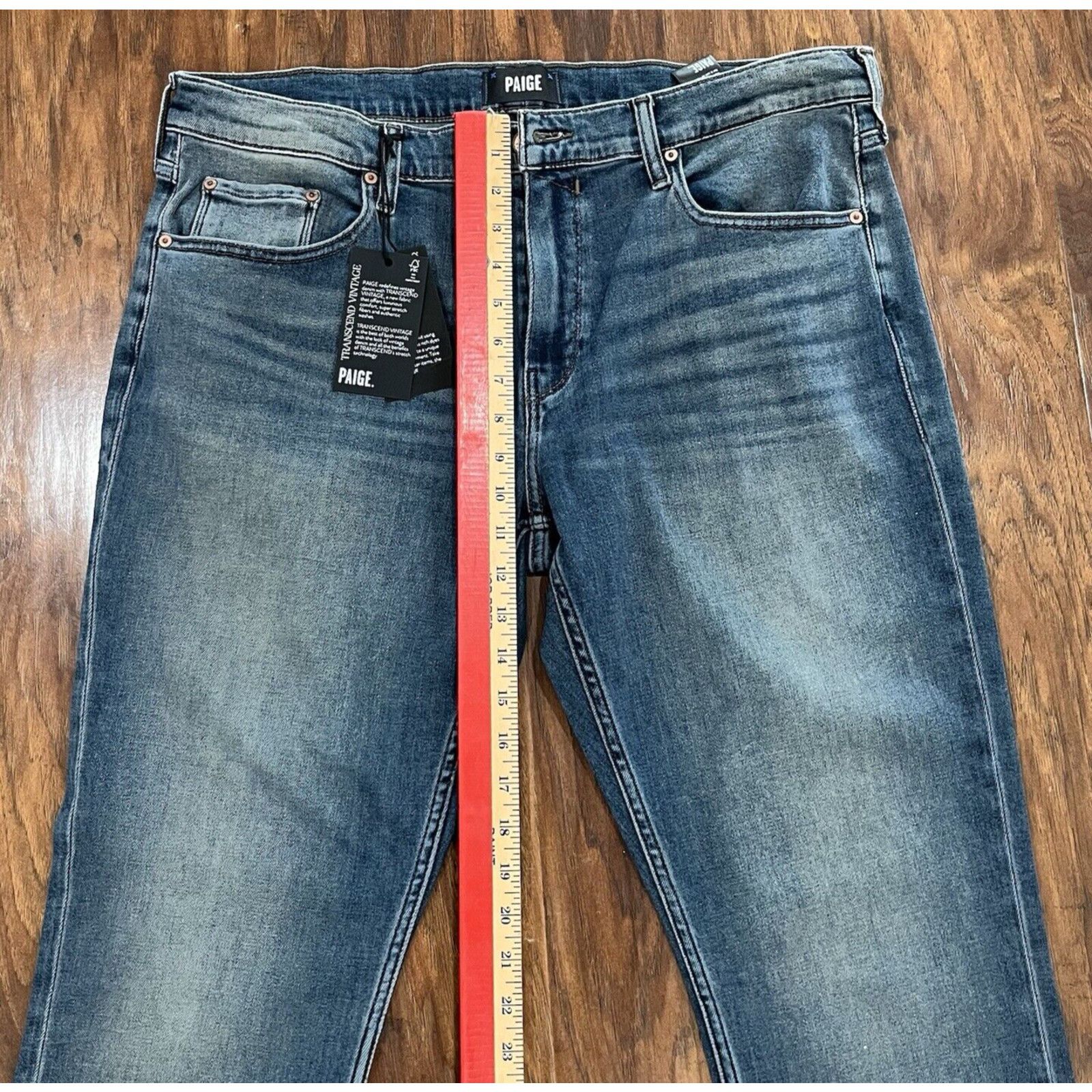 Paige Paige Jeans Men's Transcend Federal Slim Straight Size 36x32 Size US 36 / EU 52 - 10 Thumbnail