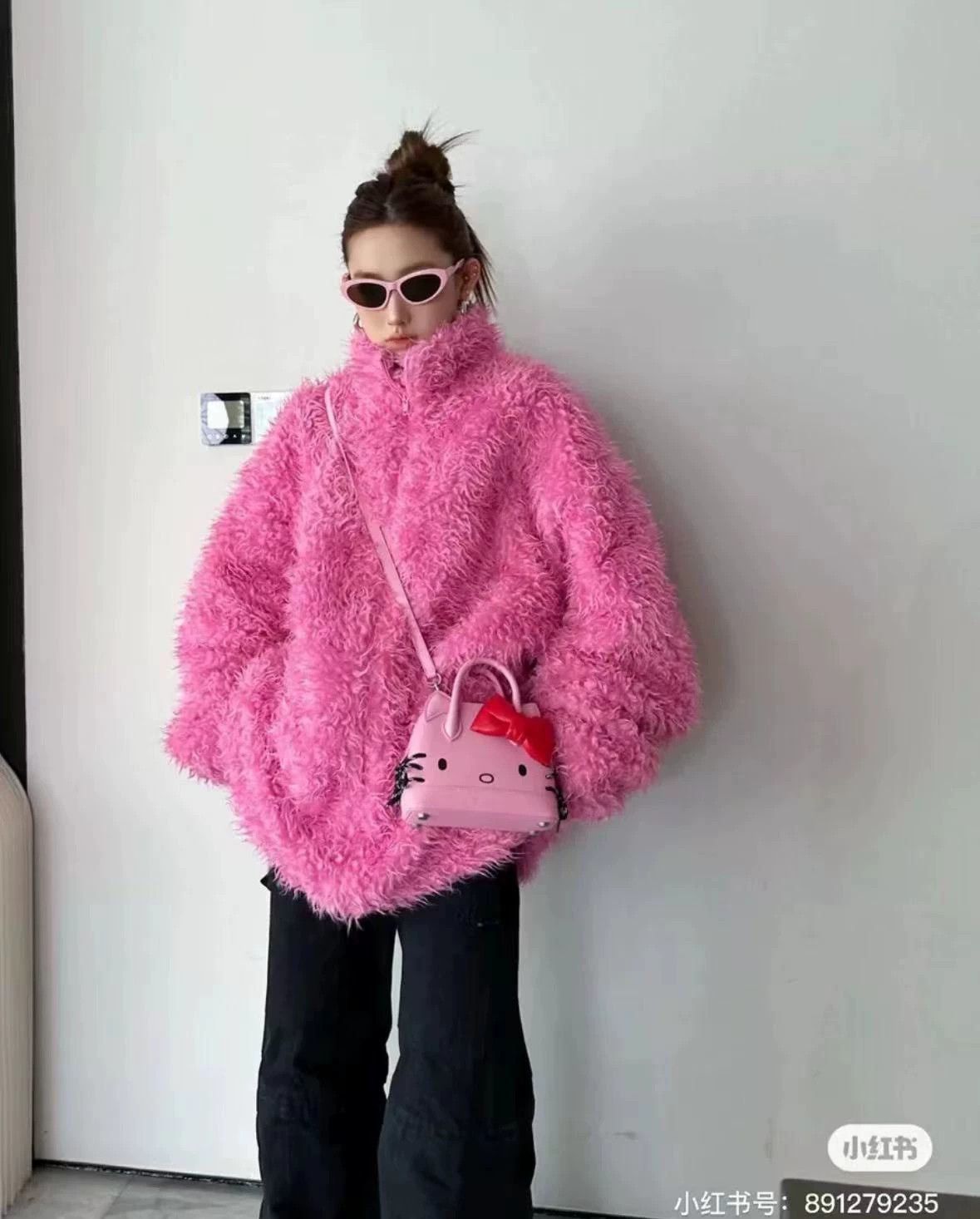 Balenciaga Balenciaga Pink Teddy Bear Fur New Size XXS / US 00 / IT 34 - 6 Thumbnail