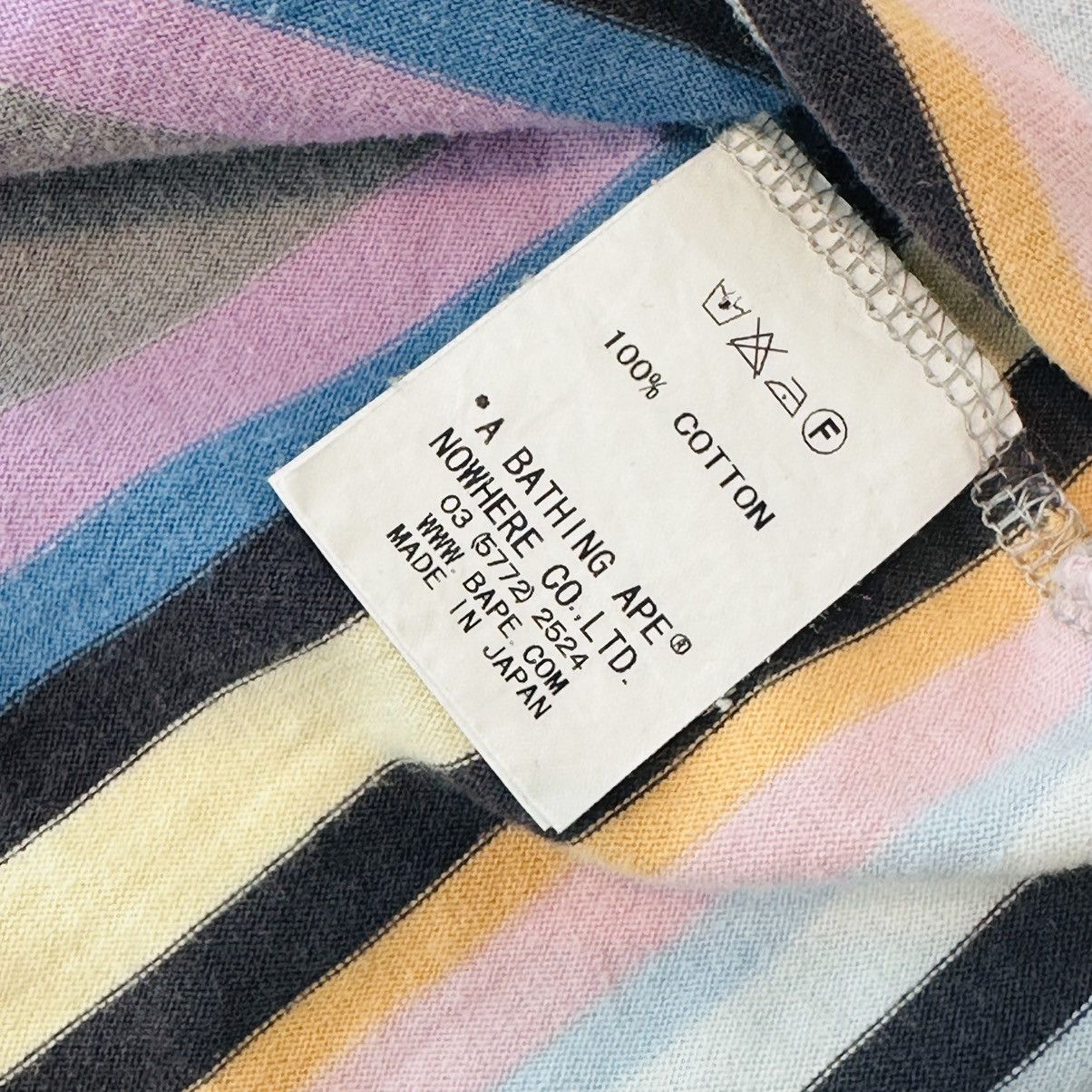 Nigo MULTI COLOR STRIPE TEE Size US M / EU 48-50 / 2 - 5 Thumbnail