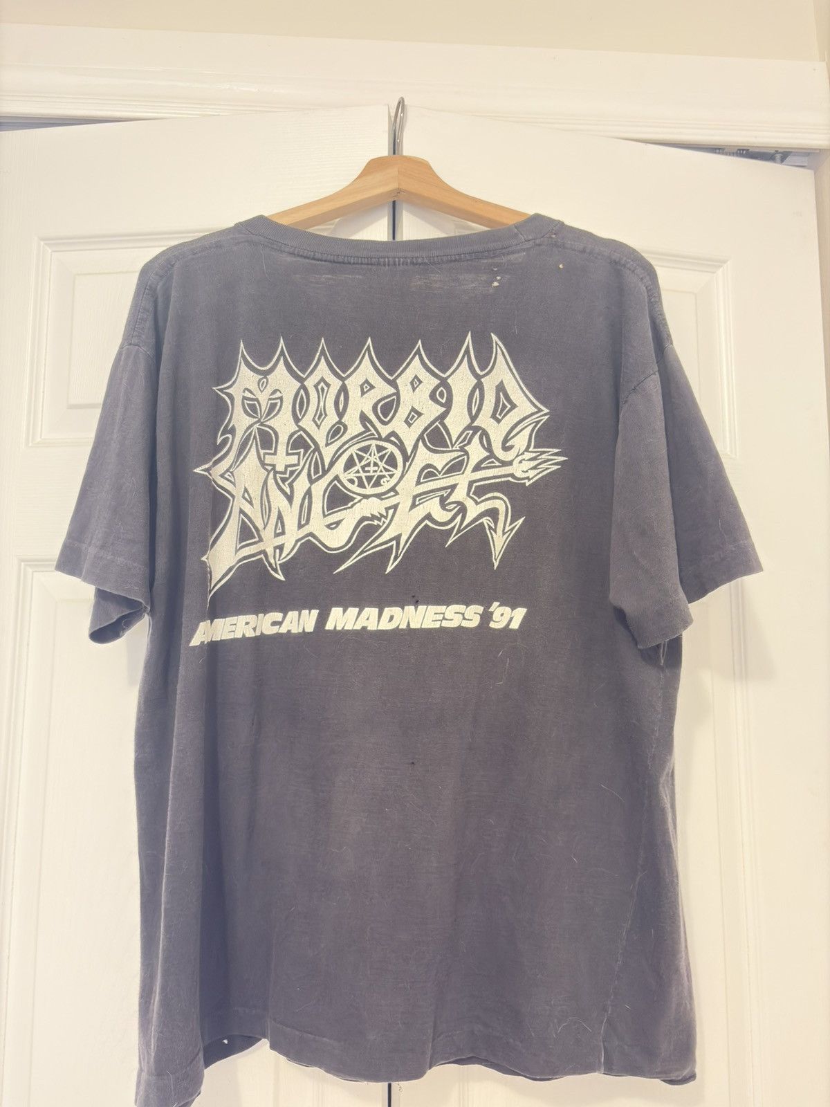 Vintage Morbid Angles - 1991 American Madness Tour Size US L / EU 52-54 / 3 - 4 Thumbnail