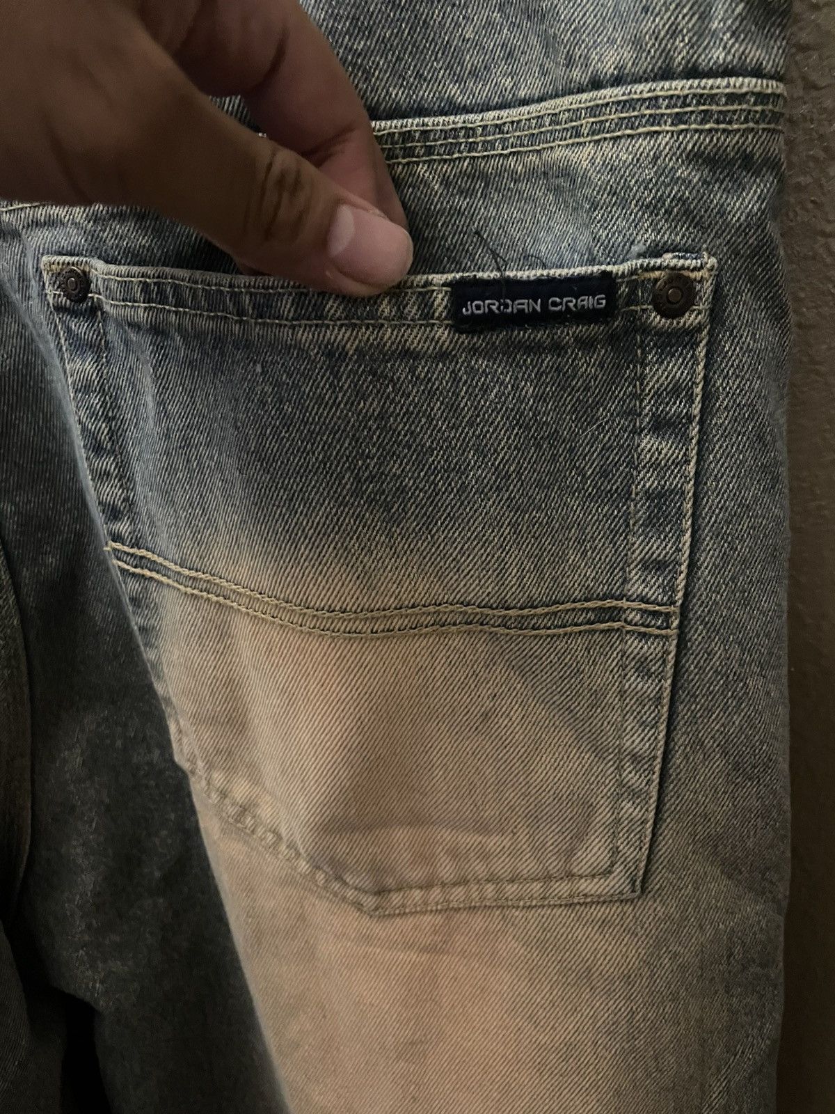 Jordan Craig sand washed baggy jeans Size US 38 / EU 54 - 3 Thumbnail