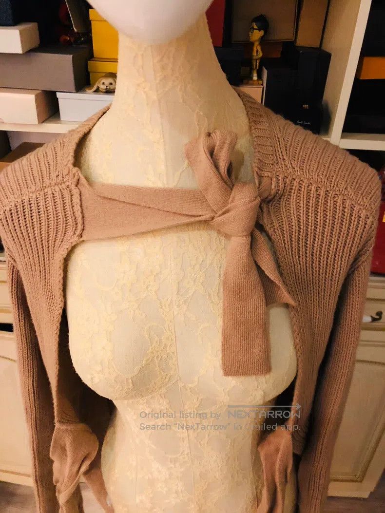 Valentino Valentino Cashmere knitted cardigan cape shawl Size M / US 6-8 / IT 42-44 - 7 Thumbnail