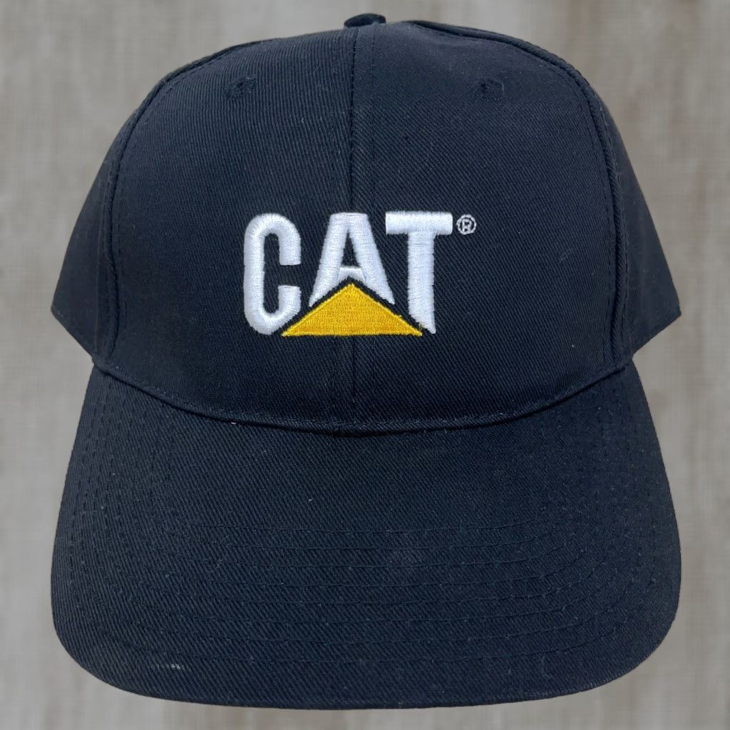 Vintage VINTAGE CAT Baseball Cap Hat Men 90s USA Adjustable Black Cotton Twill Casual Size ONE SIZE - 1 Thumbnail