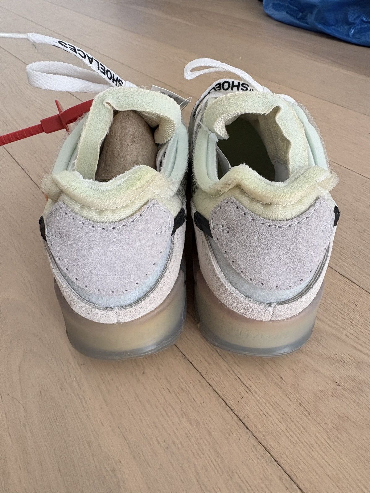 Nike × Off-White The 10 Nike Air Max 90 Sail Mens 8.5 NBIB Size US 8.5 / EU 41-42 - 13 Thumbnail