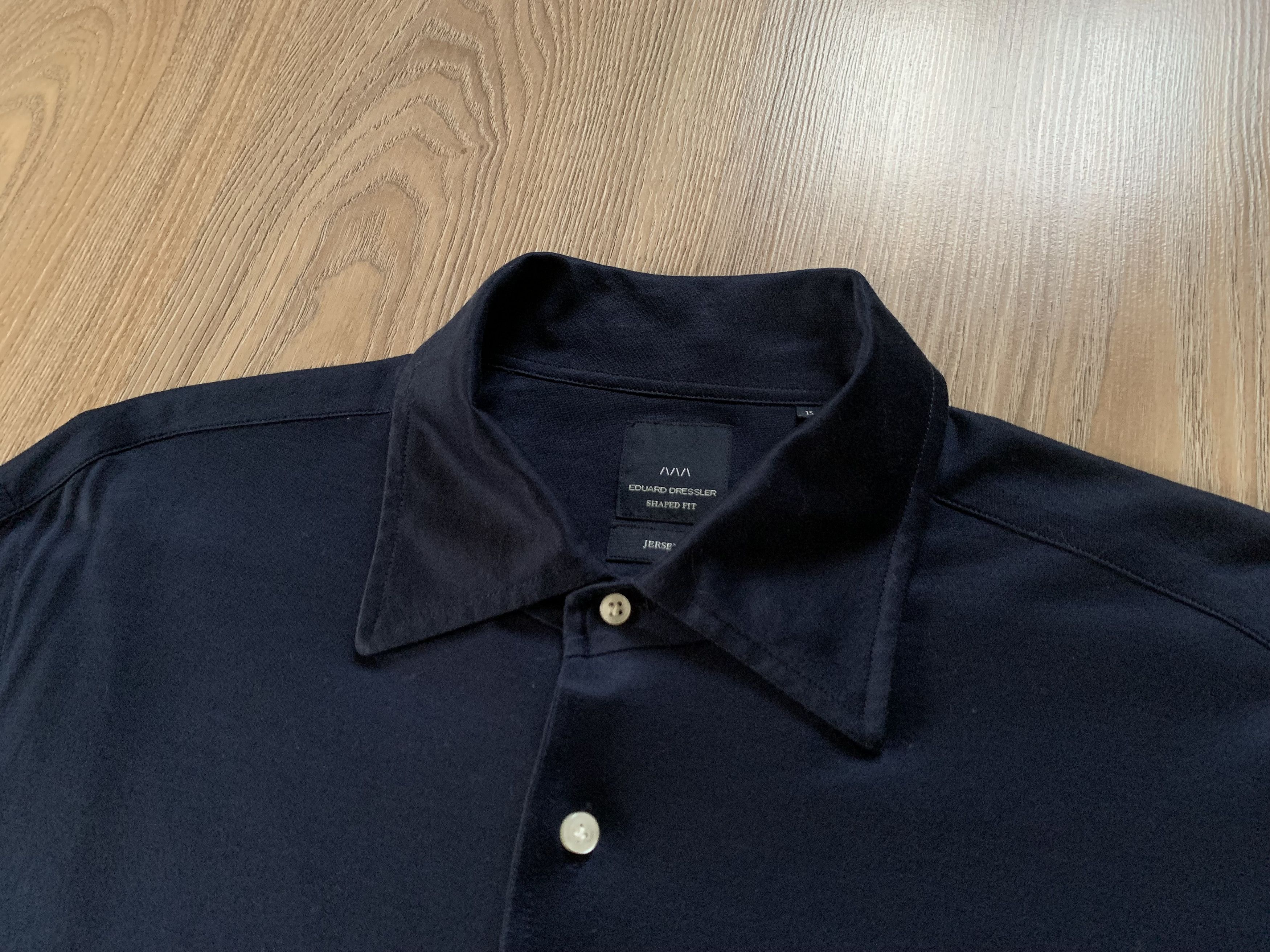 Other Eduard Dressler Blue Cotton Shirt Size US S / EU 44-46 / 1 - 5 Thumbnail