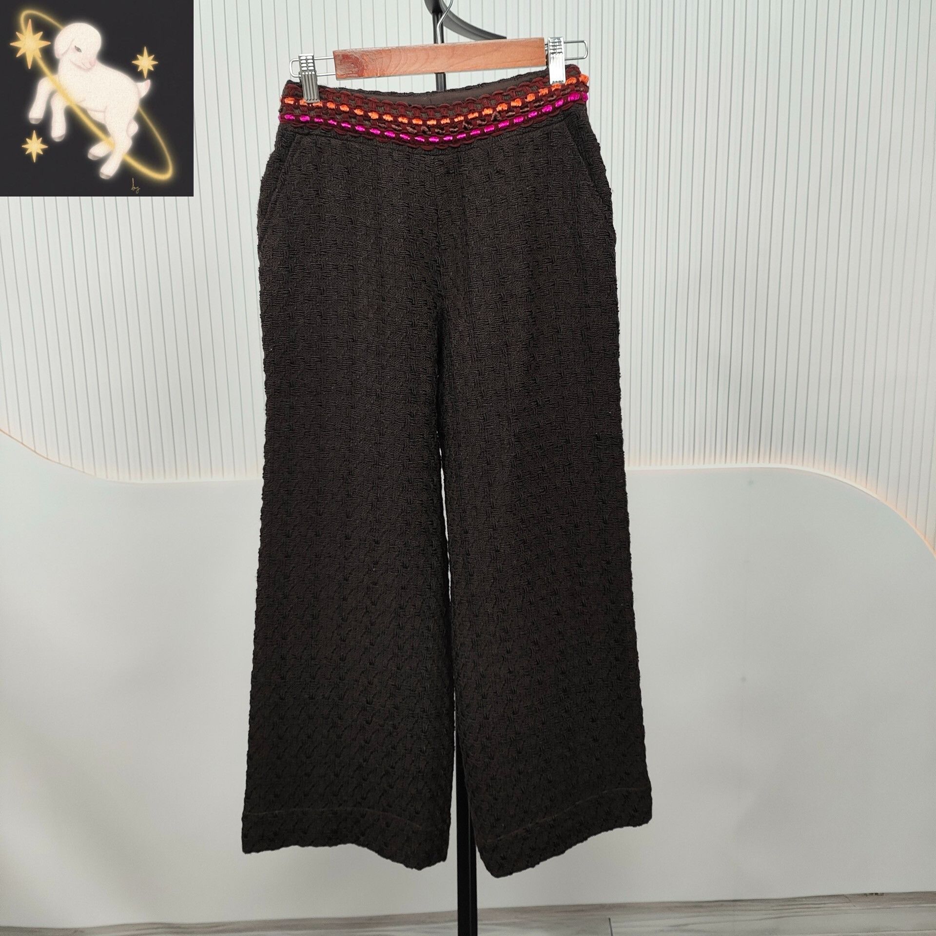 Chanel Chanel Vintage 1997 Tweed Polka Dot Trousers Size 40" / US 18 - 1 Thumbnail