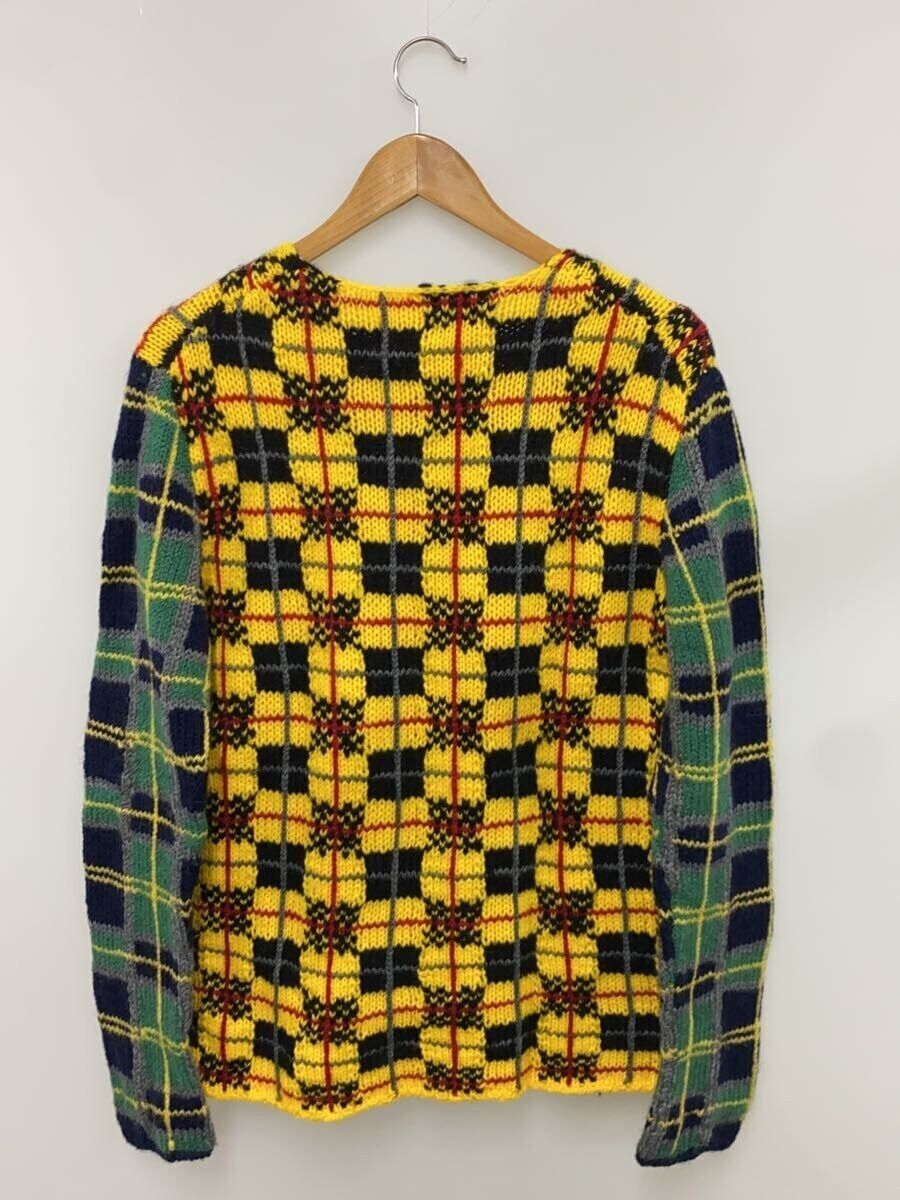 Comme des Garcons × Comme des Garcons SHIRT Plaid Pattern Wool Knit Sweater Size US M / EU 48-50 / 2 - 2 Thumbnail