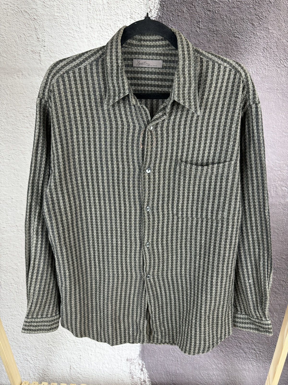 Japanese Brand × Vintage BART from JO-EL atelier checkered flannel Japan Shirt Size US M / EU 48-50 / 2 - 7 Thumbnail