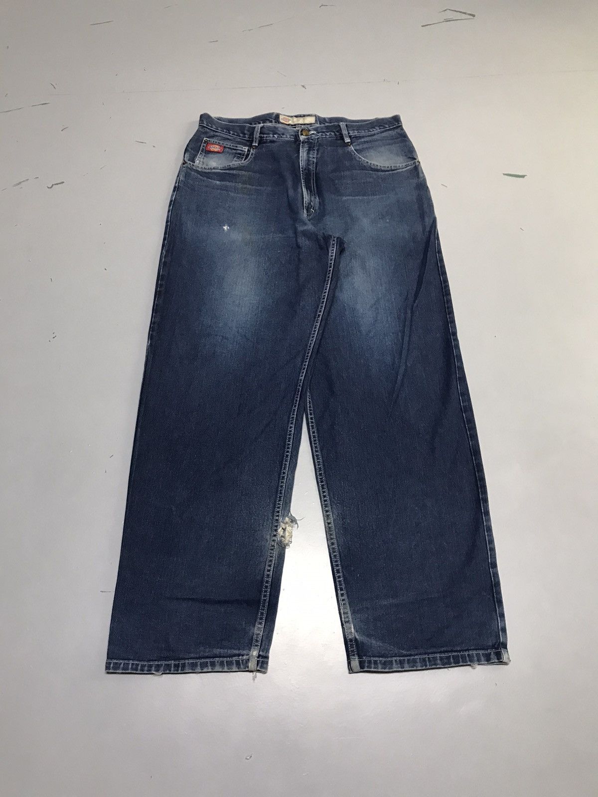 Dickies Vintage dickies big daddy damaged denim Size US 38 / EU 54 - 2 Thumbnail