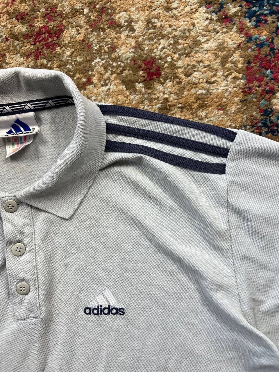 Adidas × Vintage 🌪️ 90’s ADIDAS 3 STRIPES RETRO POLO SMALL LOGO Y2K Size US L / EU 52-54 / 3 - 2 Thumbnail