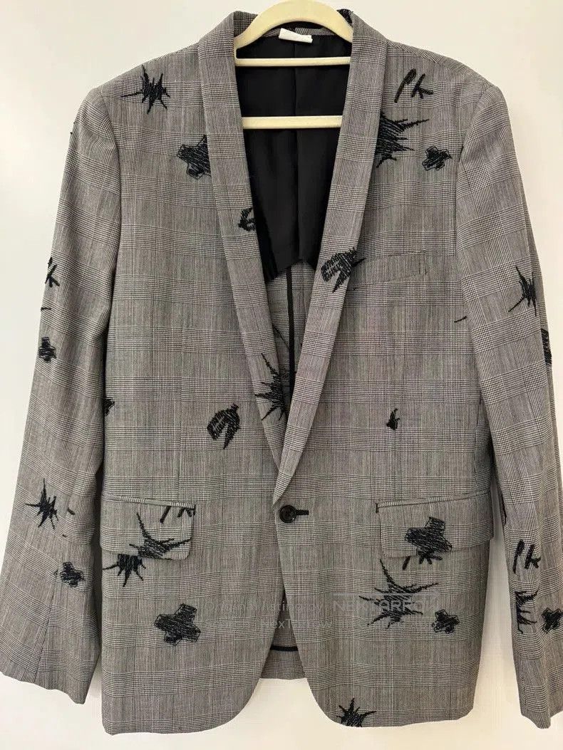 Comme des Garcons CDG Homme Plus Embroidered Casual Blazer. Size US M / EU 48-50 / 2 - 1 Thumbnail