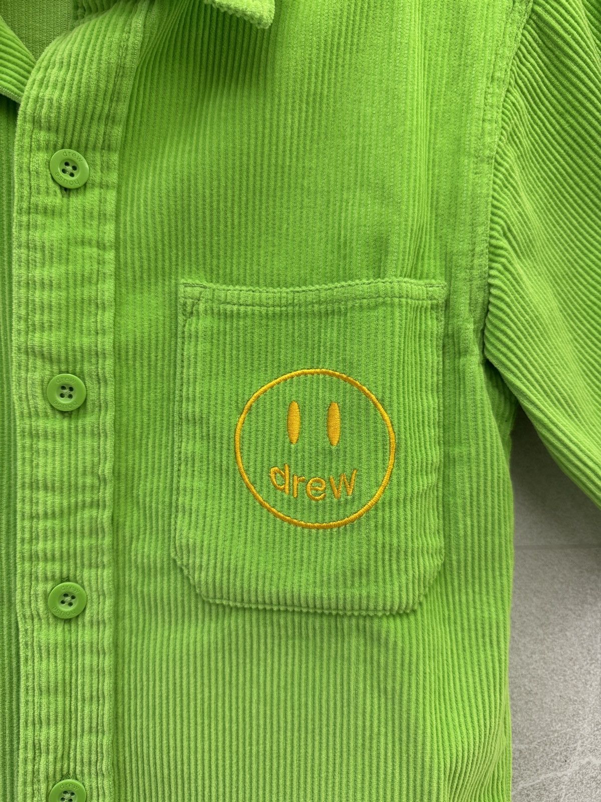 Drew House Drew House Corduroy Green shirt XXS Size XXS / US 00 / IT 34 - 2 Thumbnail