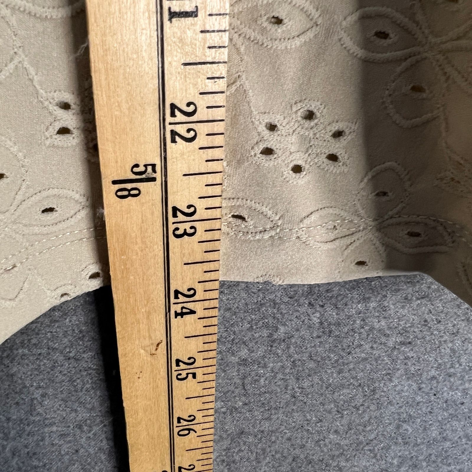Other LOGO by Lari Goldstein Stretch Eyelet Button Front Size XL / US 12-14 / IT 48-50 - 5 Thumbnail