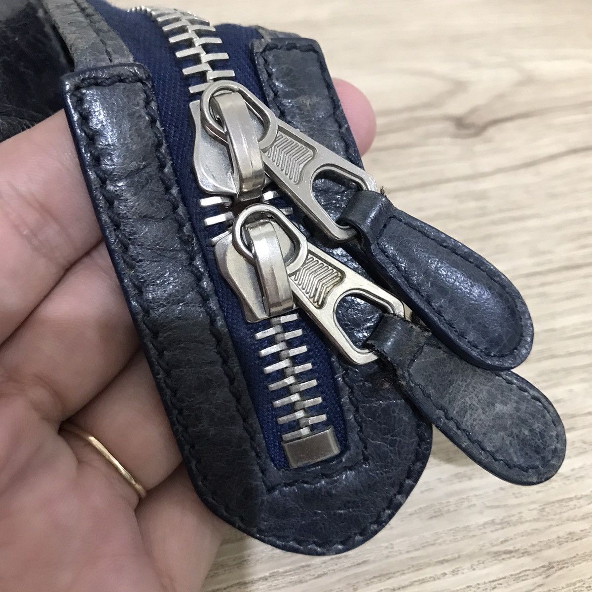 Balenciaga BALENCIAGA - CITY BAG - GIANT 21 SILVER HARDWARE (NAVY) Size ONE SIZE - 12 Thumbnail