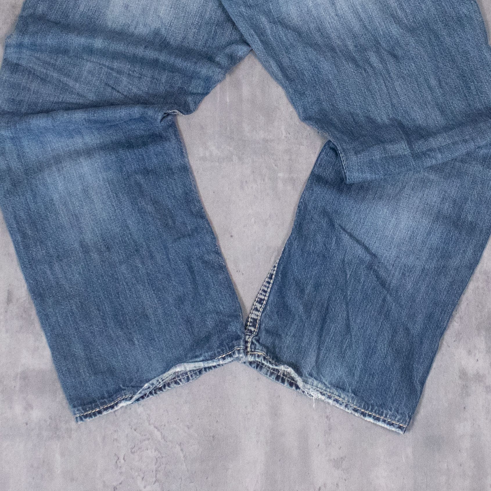 Silver Jeans Co. Y2K 2000's Silver Jeans Grunge Baggy Relax Wide Denim Pants Size US 37 - 11 Thumbnail