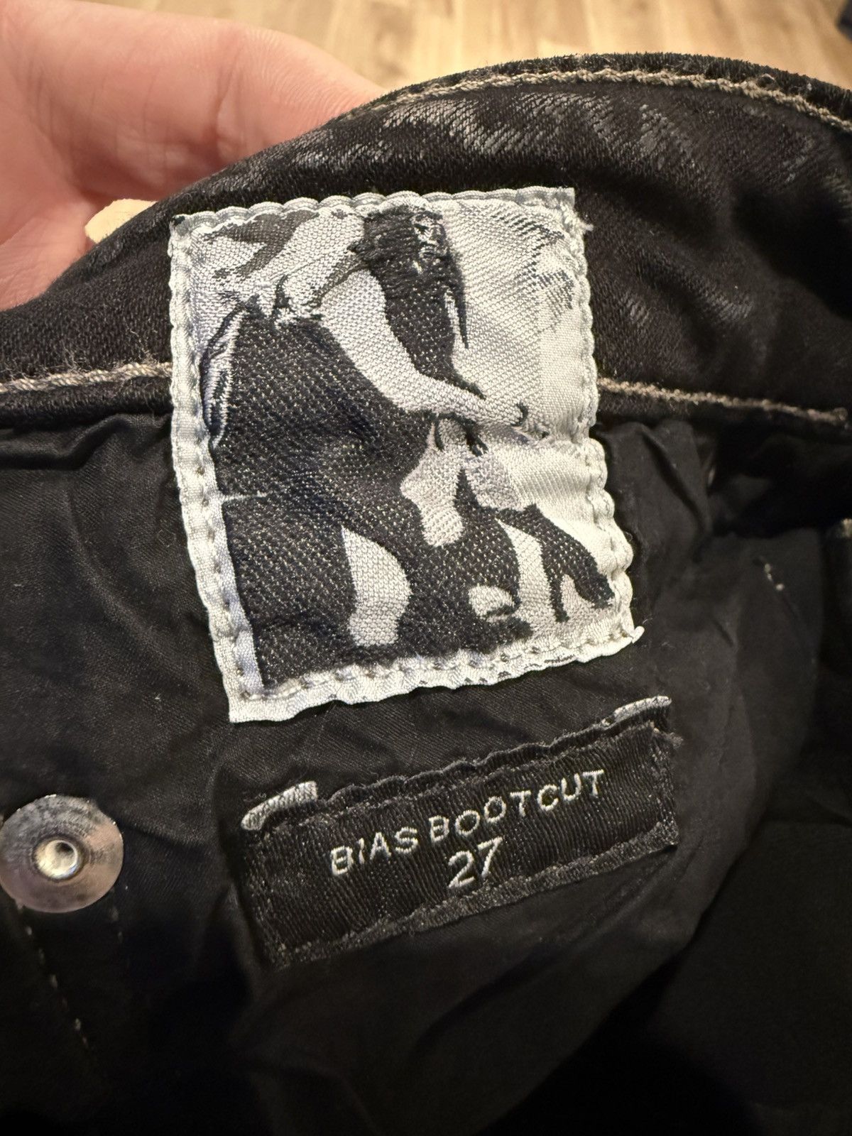 Rick Owens Drkshdw Rick Owens Drskhdw Waxed Bias Bootcut Size US 27 - 7 Thumbnail