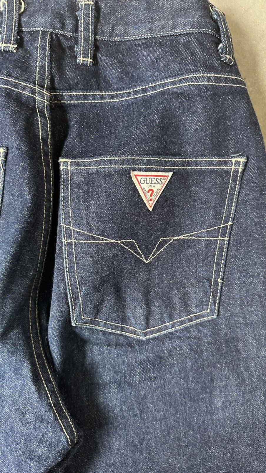 Guess VINTAGE GUESS MADE IN USA WIDE LEG DENIM PANT Size US 28 / EU 44 - 13 Thumbnail