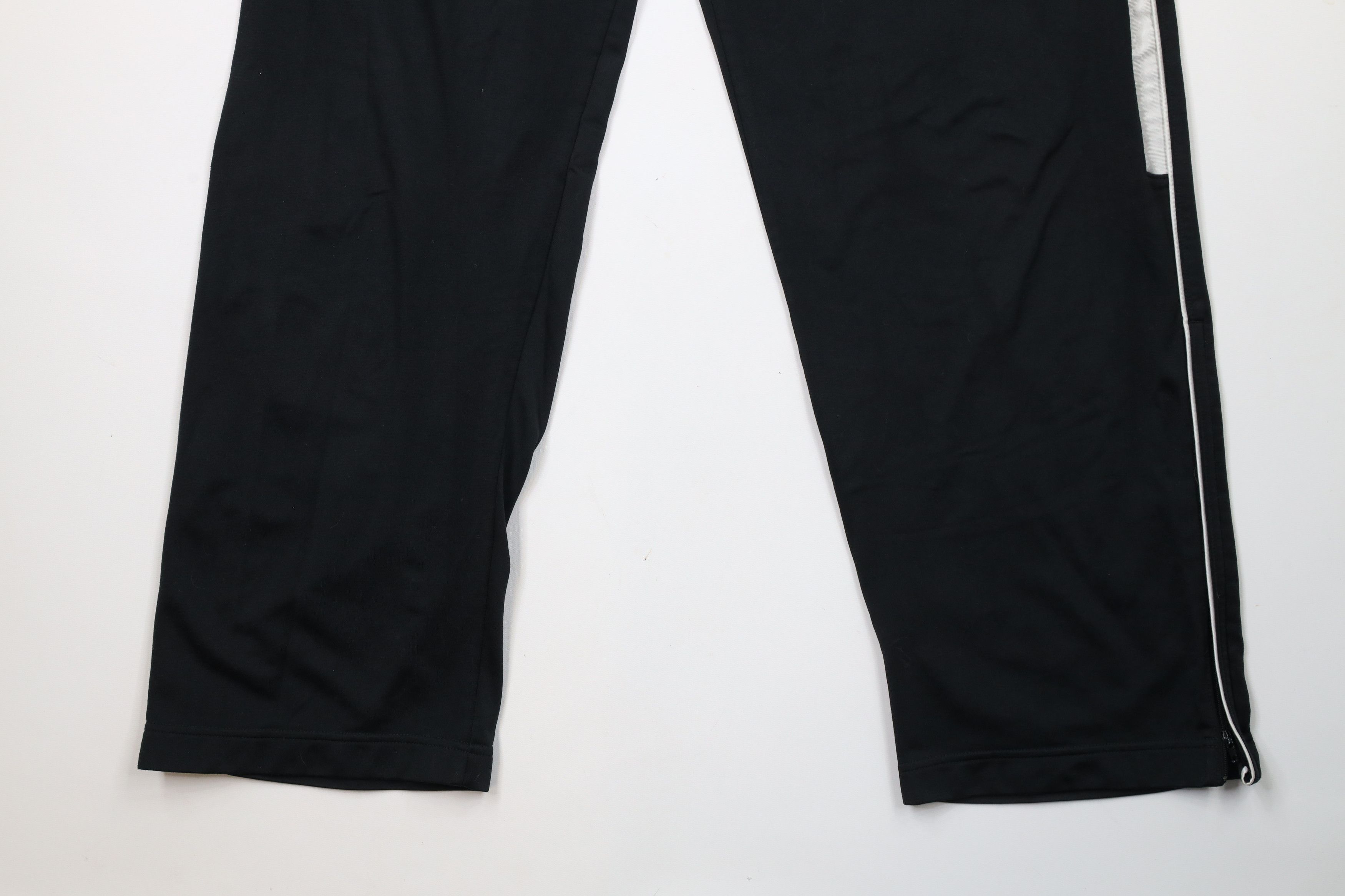 Nike × Vintage Vintage Nike Basketball Mini Swoosh Wide Leg Sweatpants Size US 36 / EU 52 - 4 Thumbnail