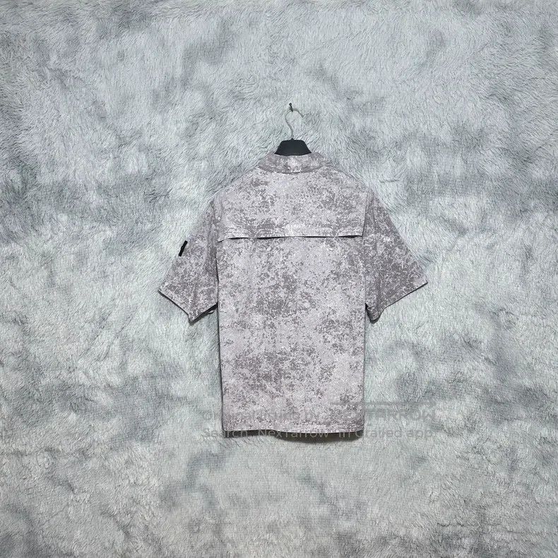 Stone Island Stone Island Hand-Painted Dye Short Sleeve Shirt Jacket Gr Size US XL / EU 56 / 4 - 2 Thumbnail