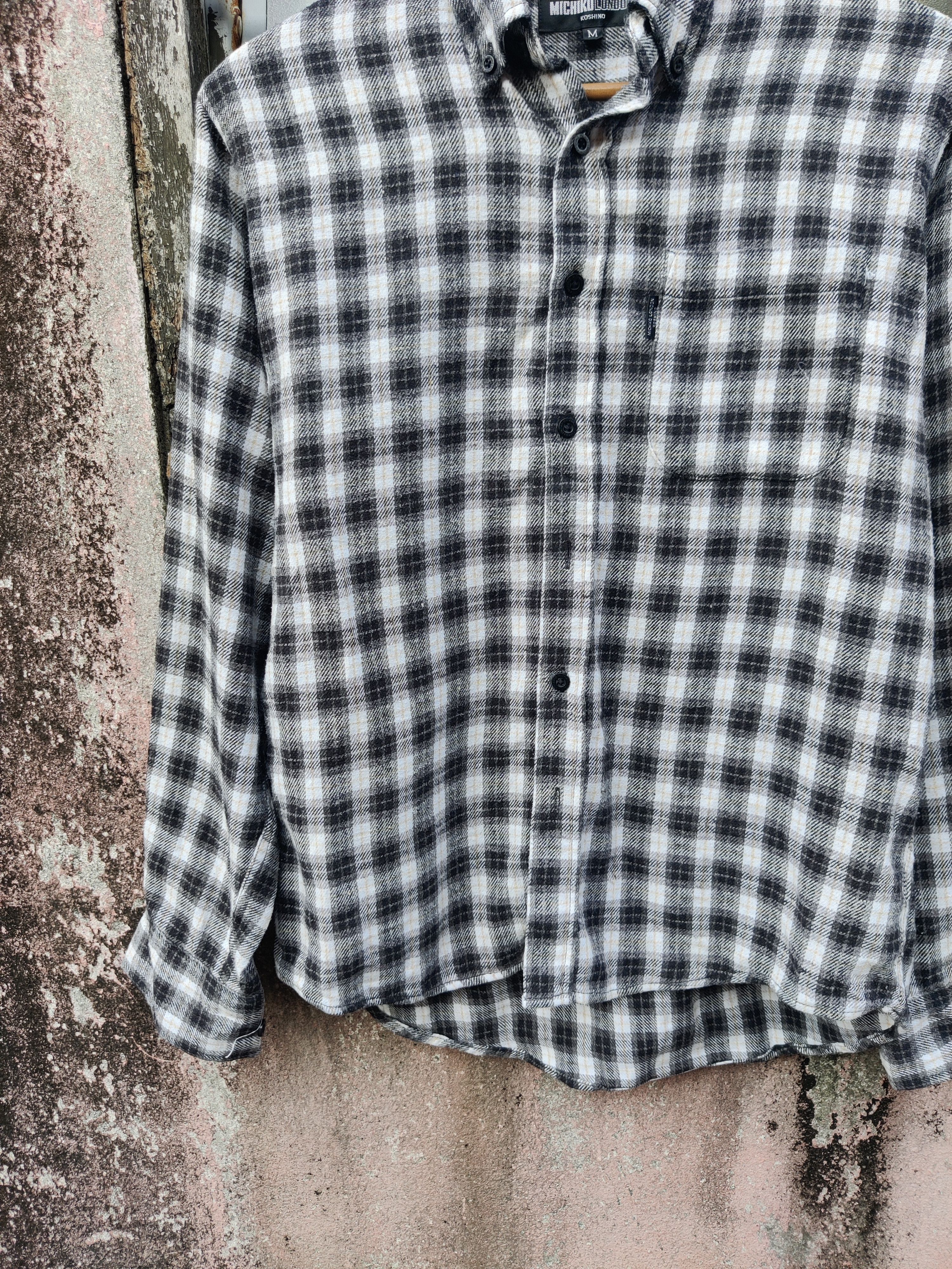 Vintage Vintage Michiko London Koshino Flannel Shirt Size US M / EU 48-50 / 2 - 3 Thumbnail