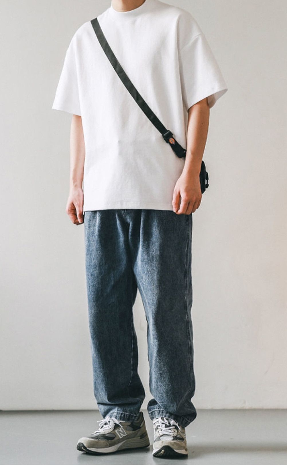 Other New Thick Plain White Oversized Tee Tights Collar Size US S / EU 44-46 / 1 - 2 Thumbnail
