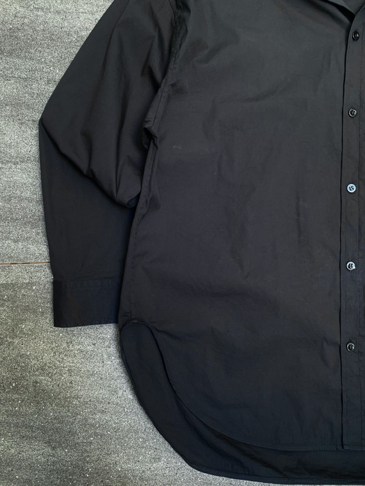Balenciaga Coton Polyamide Black Logo Embroidery Shirt Size US M / EU 48-50 / 2 - 4 Thumbnail
