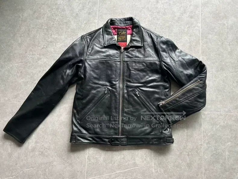 Neighborhood Neighborhood Cowhide Biker Jacket Leather Jacket Size US L / EU 52-54 / 3 - 1 Thumbnail