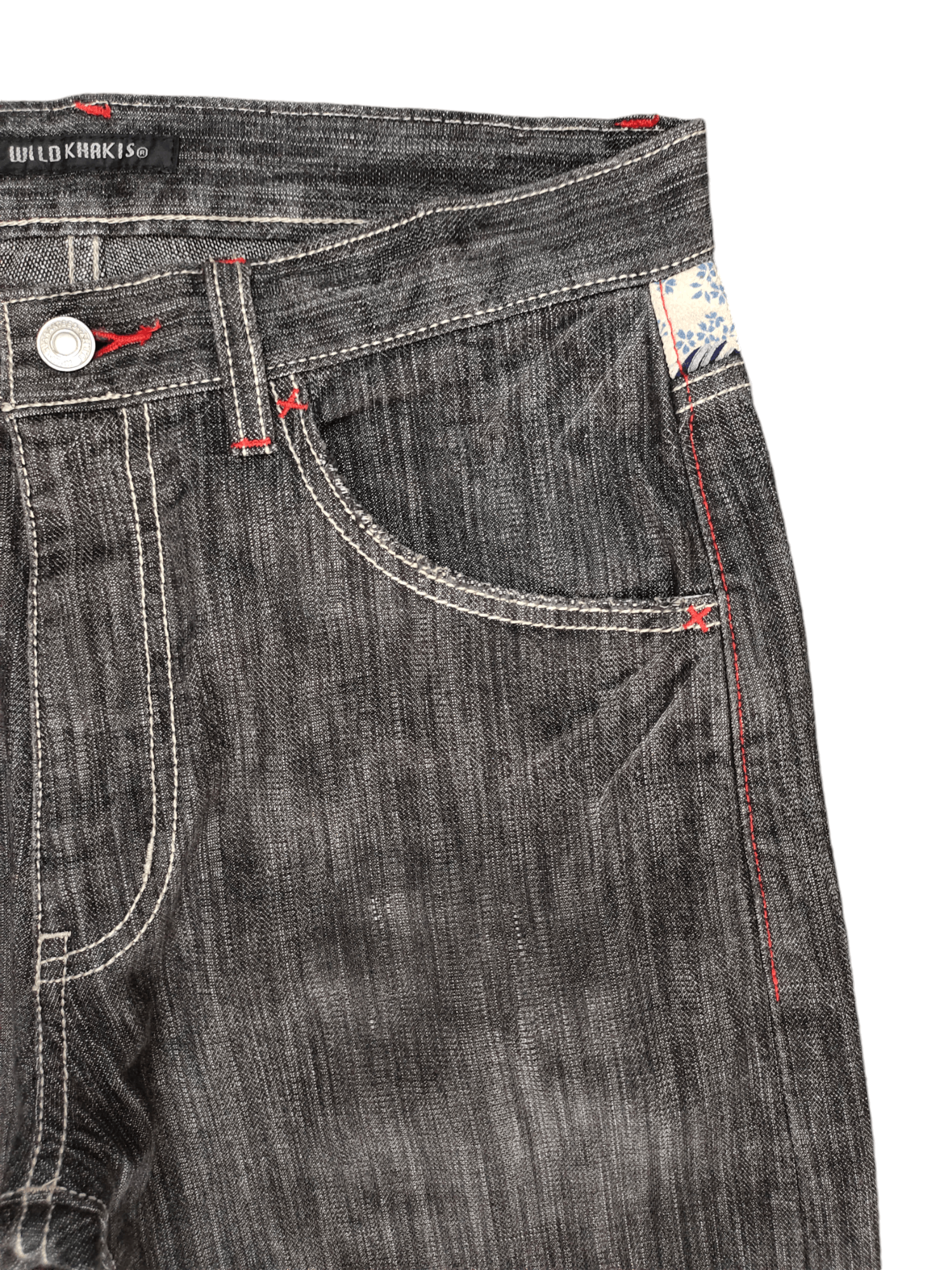 Karakuri Tamashii Vintage Y2k Wild Khakis Sukajan Sakura Jeans Karakuri Style Size US 32 / EU 48 - 5 Thumbnail