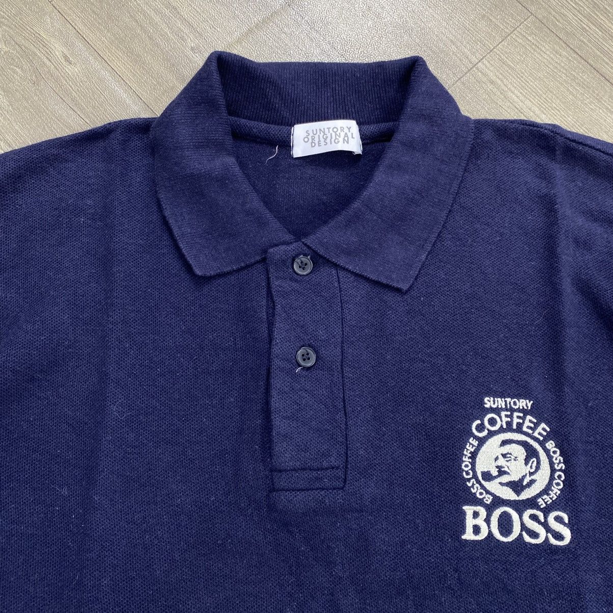 Japanese Brand 1990s Vintage Suntory Coffee Boss Embroidered Polo Shirt Size US XL / EU 56 / 4 - 3 Thumbnail