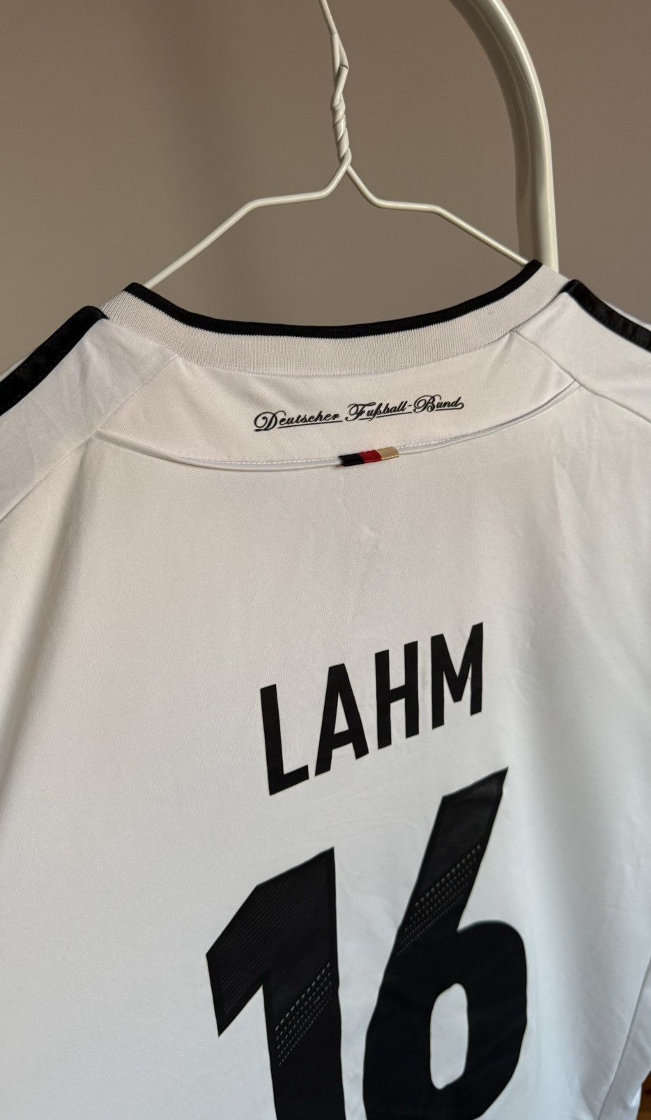 Vintage Adidas Germany LAHM 2012-2013 Original Jersey Size US L / EU 52-54 / 3 - 7 Thumbnail