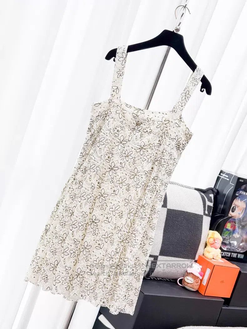 Chanel Chanel Hollow-in flower lace dress Size XS / US 0-2 / IT 36-38 - 3 Thumbnail