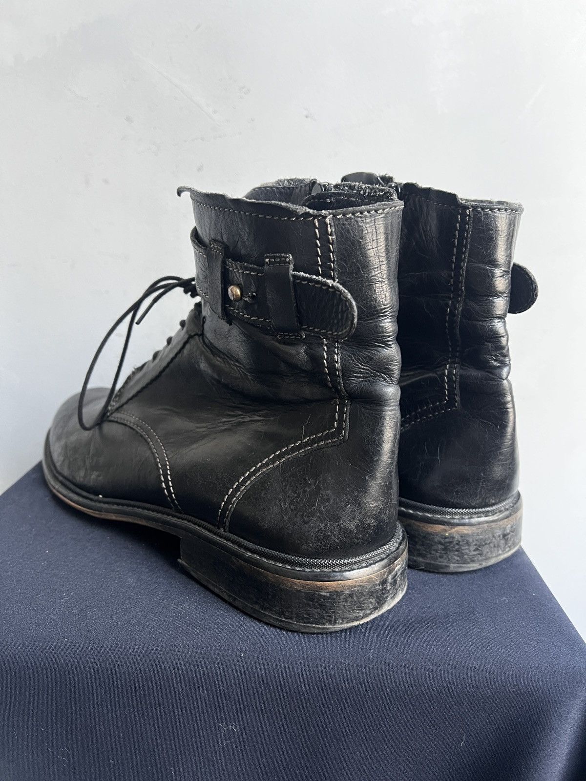 Fly London Fly London Leather Boots Black Avant Garde guidi Style Size US 10 / EU 43 - 7 Thumbnail