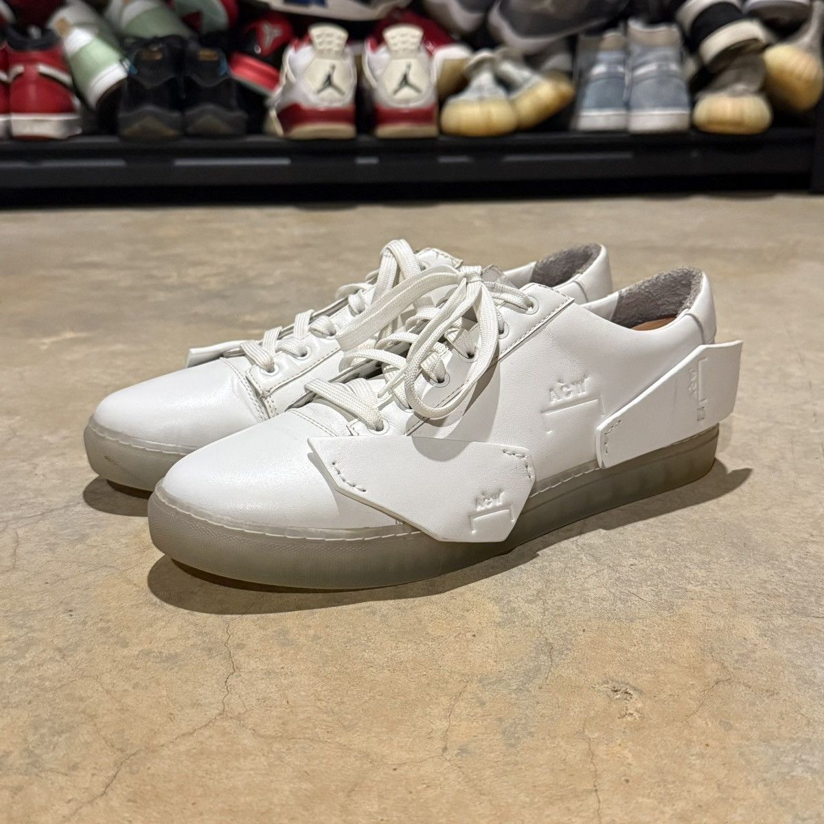 A-COLD-WALL* A-Cold-Wall* Shard Leather Shoes White Whittier US 9 Size US 9 / EU 42 - 2 Thumbnail