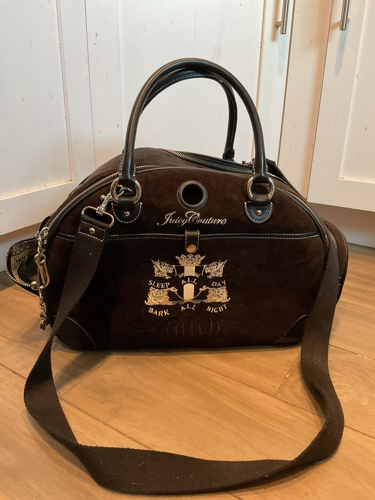 Juicy Couture Juicy Couture Vintage Pet Dog Cat Carrier Travel Bag Purse Grailed