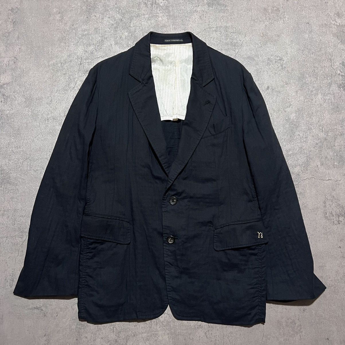 Yohji Yamamoto Yohji Yamamoto Y's Casual Blazer Suit Cotton Light Jacket Size US XL / EU 56 / 4 - 2 Thumbnail